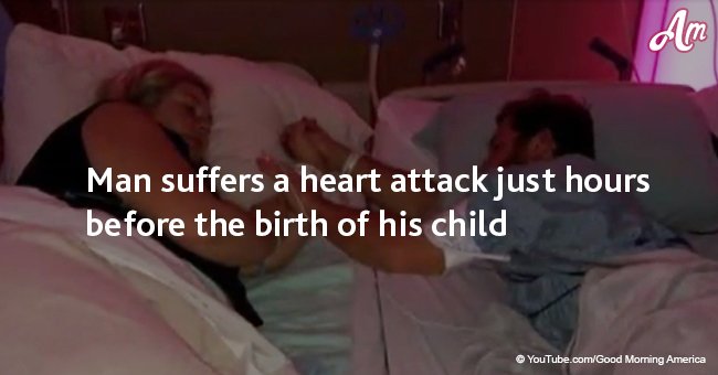 Man suffers a heart attack just hours before the birth of his child