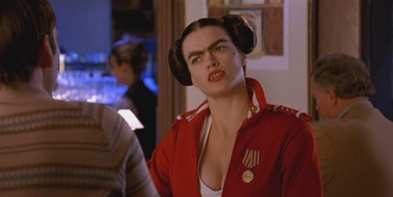 Missi Pyle in "Dodgeball." Image Source: Red Hour Productions. YouTube/Movieclips Missi Pyle in "Dodgeball." Image Source: Red Hour Productions. YouTube/Movieclips