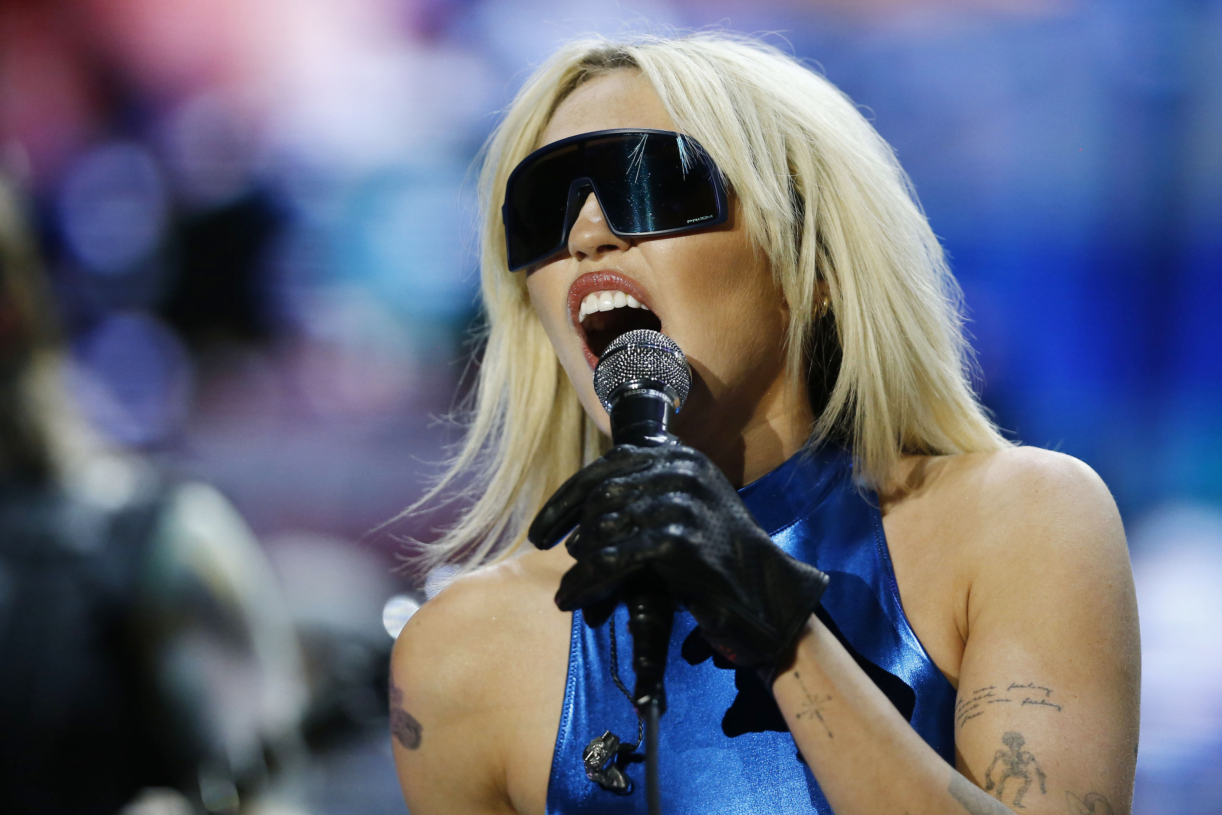 The singer performs during day two of Lollapalooza Chile 2022, in Santiago, Chile. | Source: Getty Images