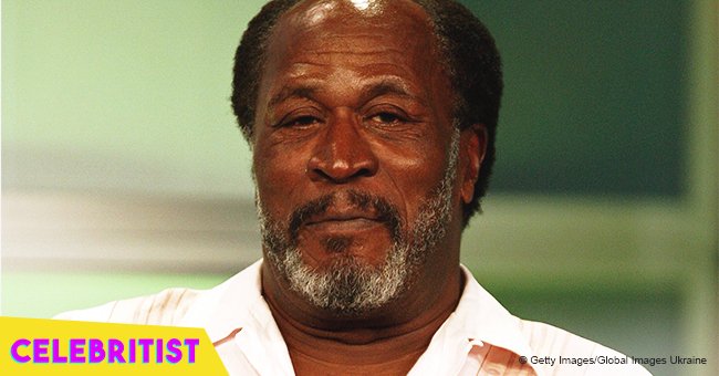 John Amos' adult daughter stuns in colorful swimsuit while meditating in new photo