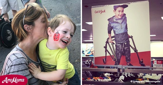 Mom with special needs child breaks down in Target after seeing store's sign