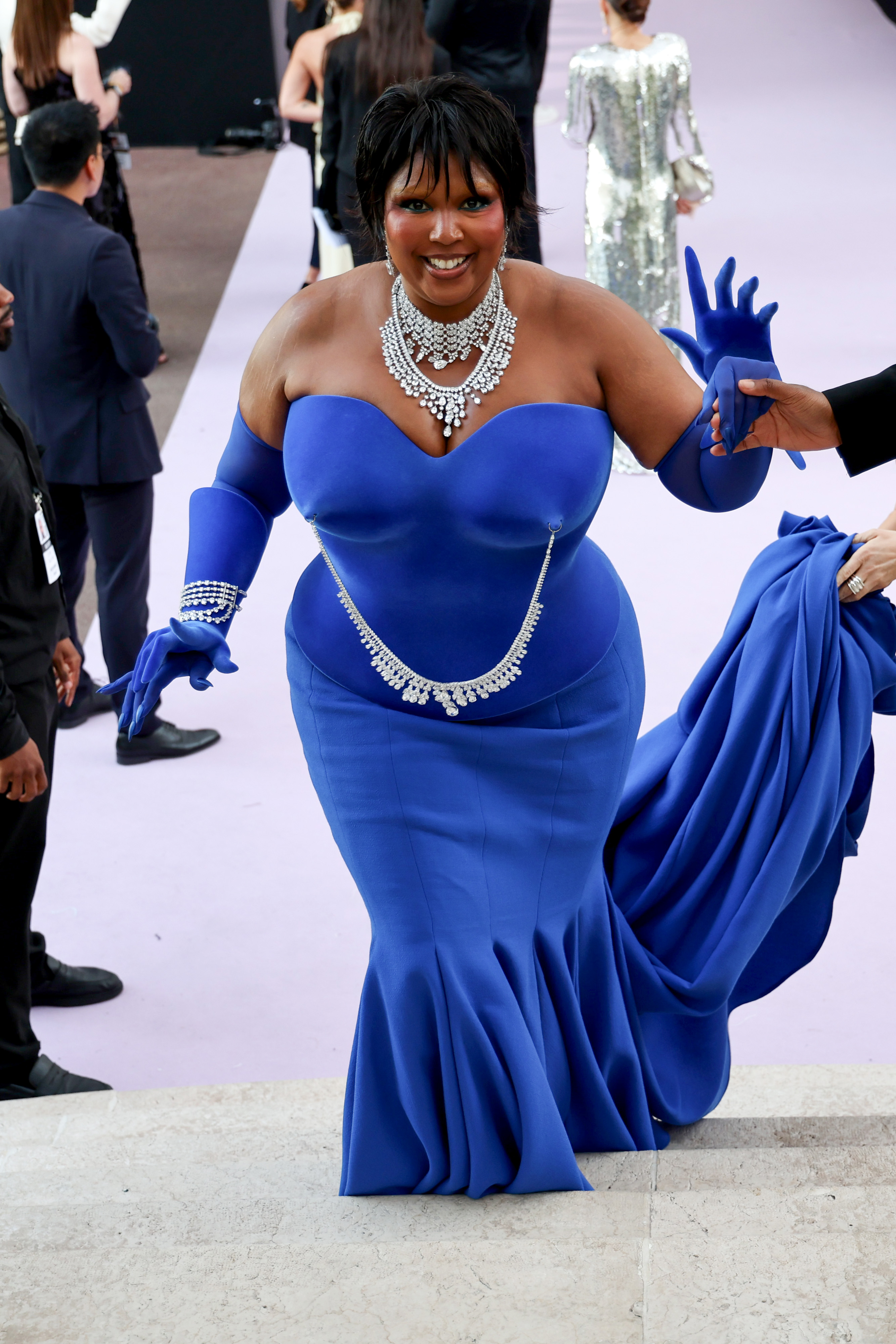 Lizzo at the amfAR Red Carpet during the Cannes Film Festival in Cannes, France, on May 21, 2026 | Source: Getty Images