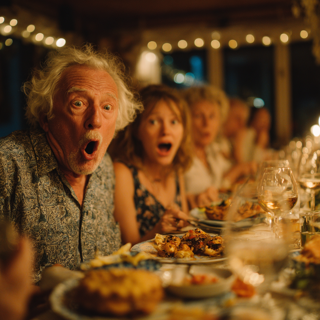 Shocked dinner guests | Source: Midjourney