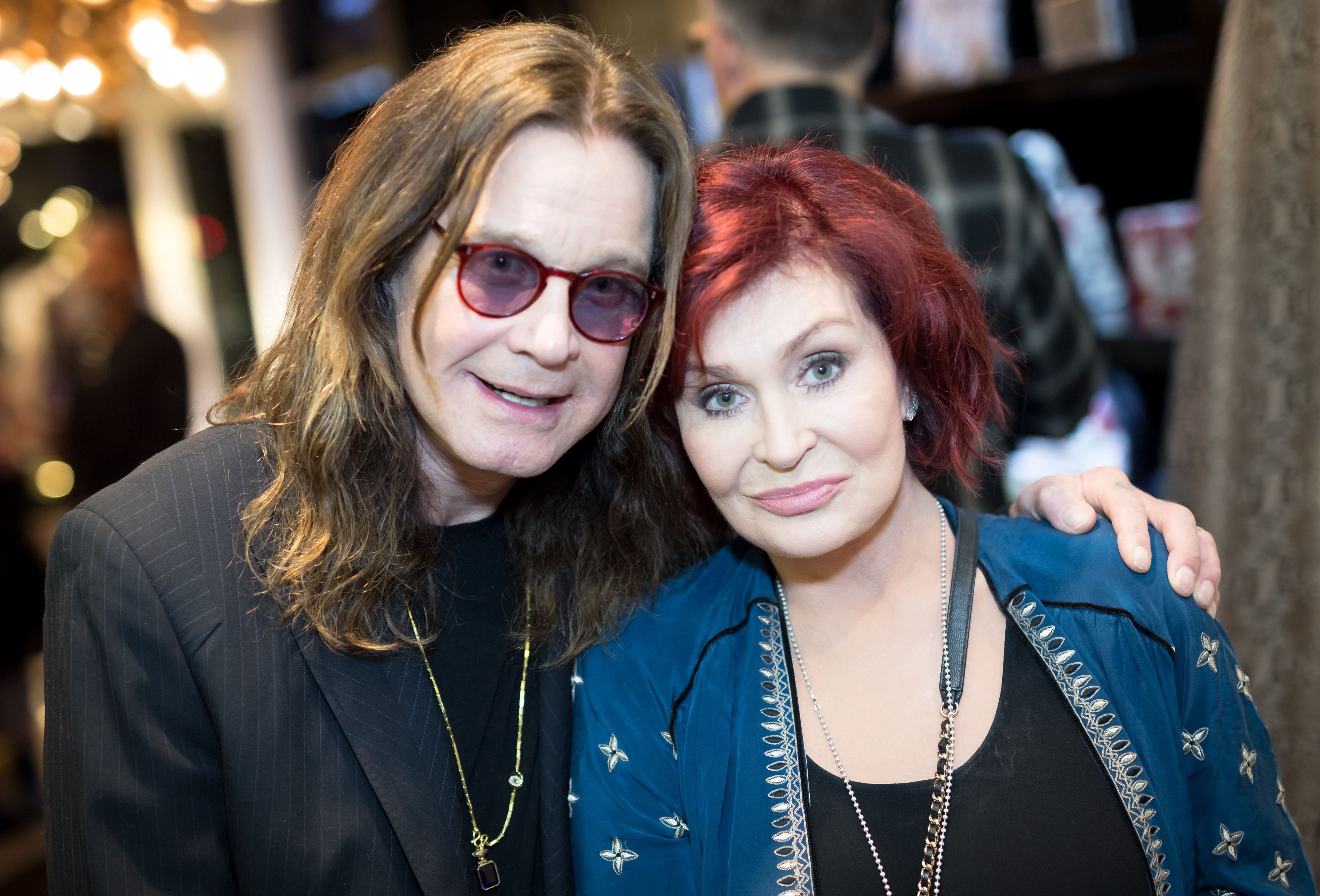 Ozzy Osbourne and Sharon Osbourne at the Billy Morrison - Aude Somnia Solo Exhibition at Elisabeth Weinstock on September 28, 2017 in Los Angeles, California. | Photo: Getty Images