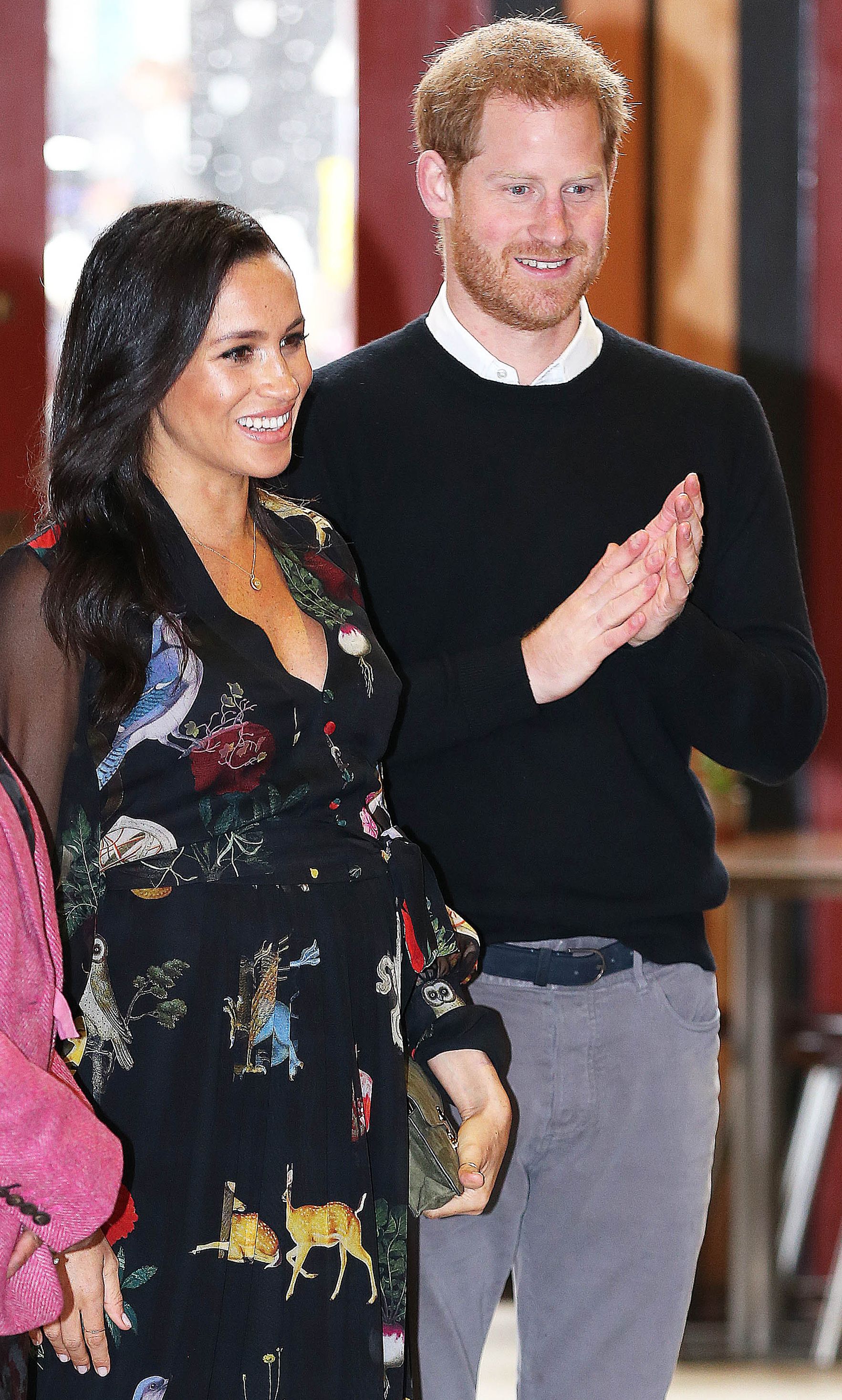 The Sussexes during a visit to the Bristol Old Vic Theatre, February, 2019. | Photo: Getty Images.