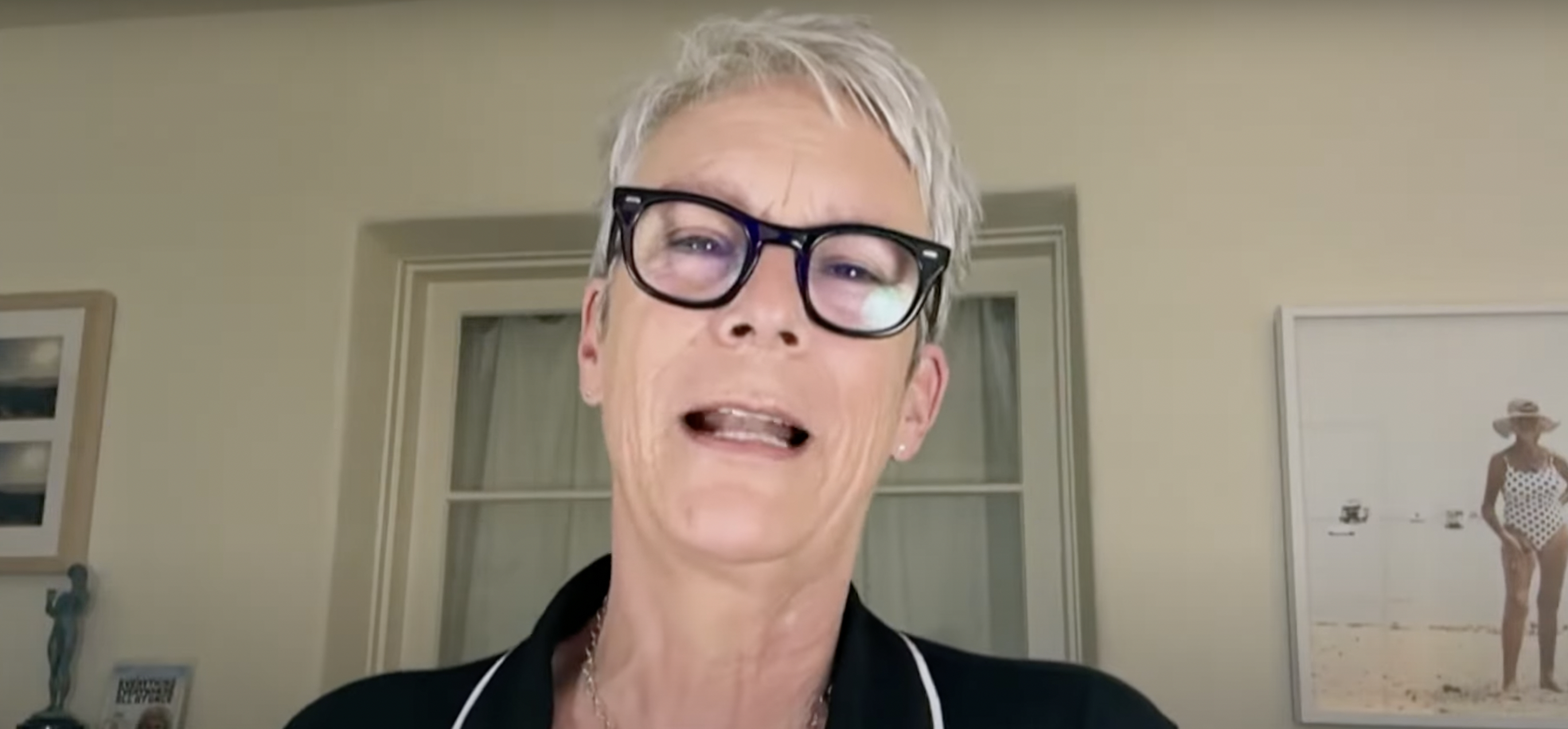 Jamie Lee Curtis appears virtually on the "Today" show on March 14, 2023 | Source: YouTube/TODAY