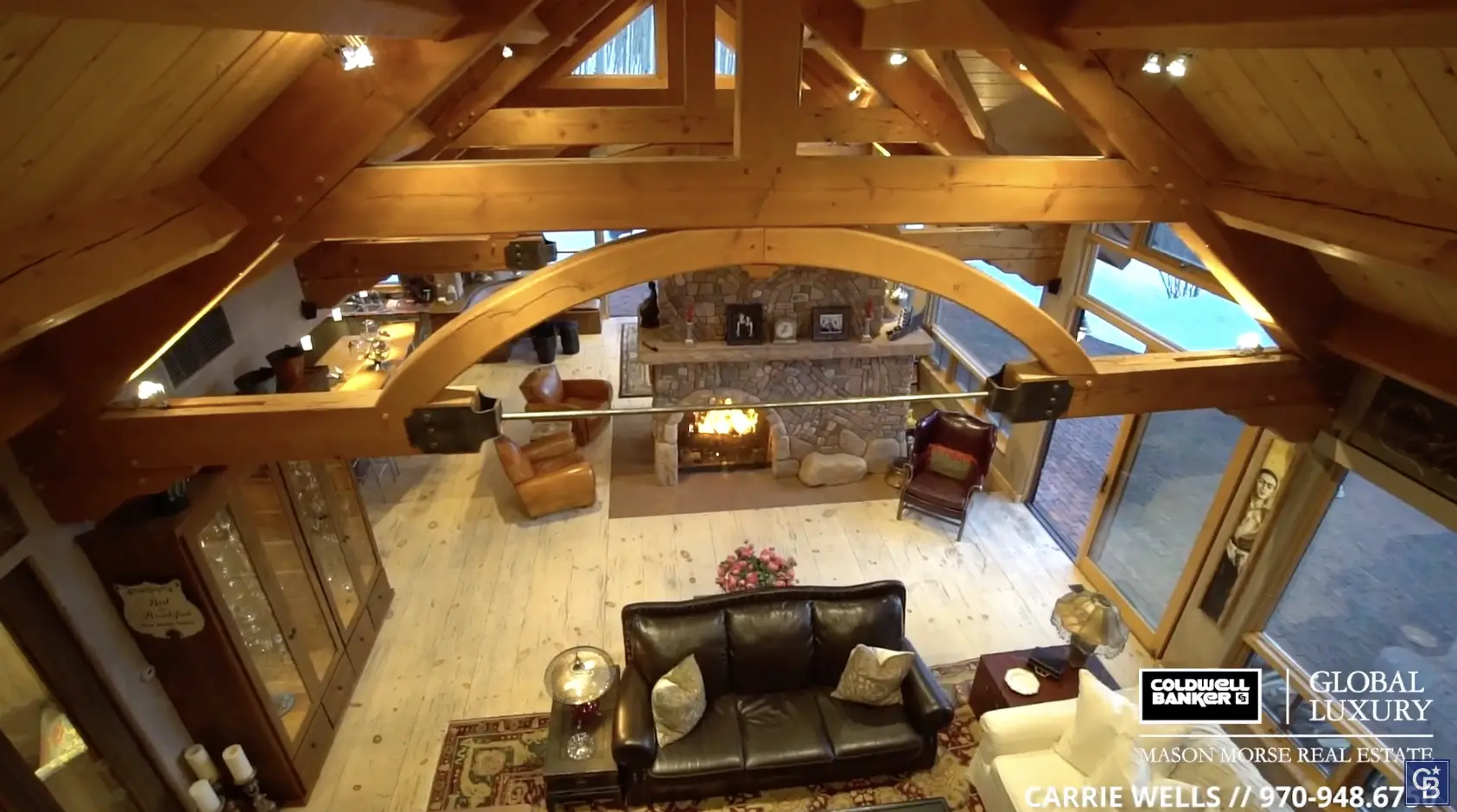 Melanie Griffith's Aspen mansion | Source: youtube.com/@coldwellbanker