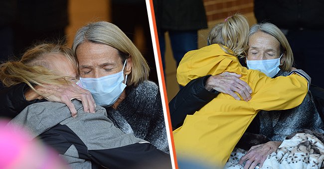 Heartwarming moment a teacher battling cancer got surprised by her students. | Photo: Facebook/AuroraHealth