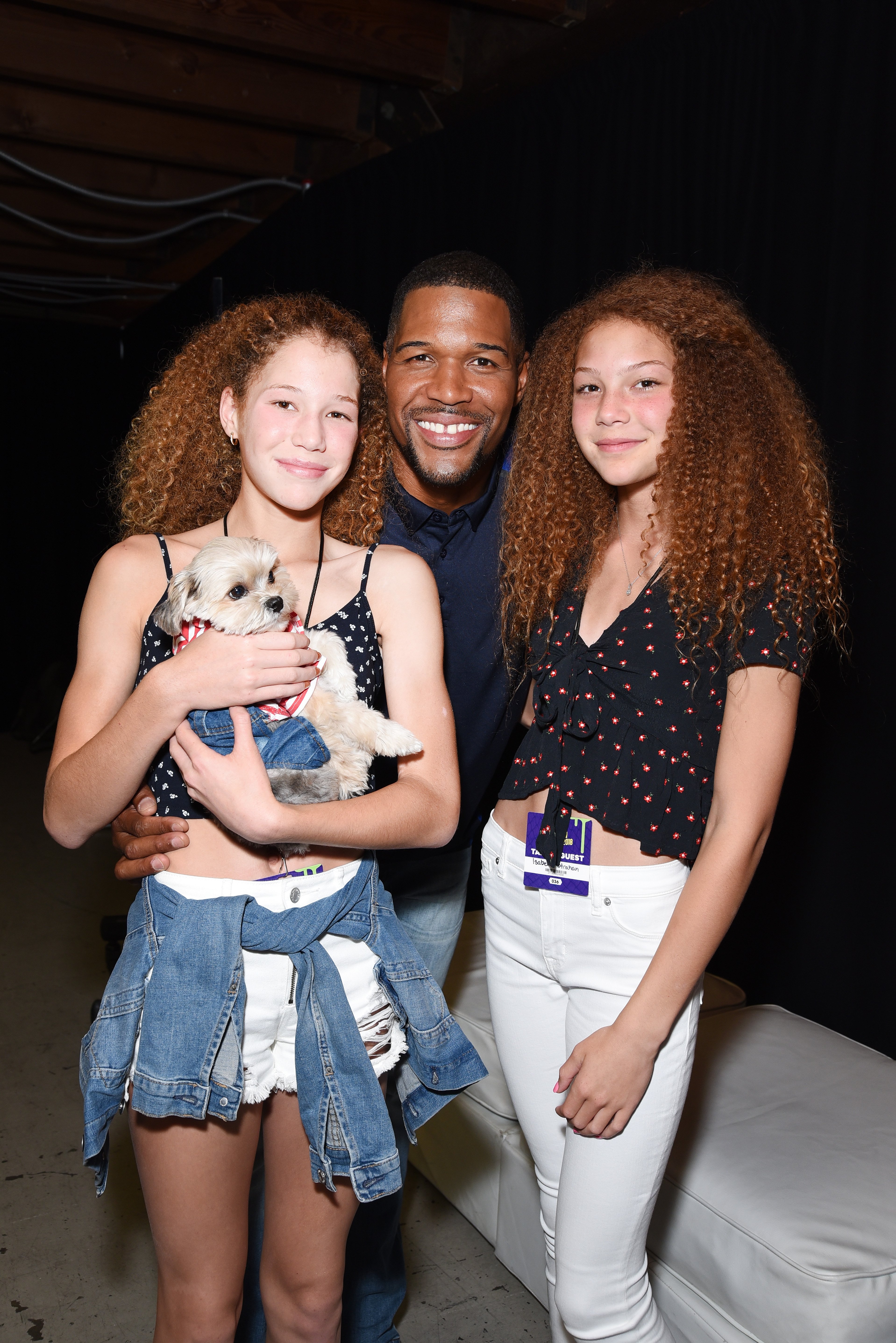 Michael Strahan, Sophia Strahan, & Isabella Strahan at the Nickelodeon Kids' Choice Sports on July 19, 2018 in California. | Photo: Getty Images