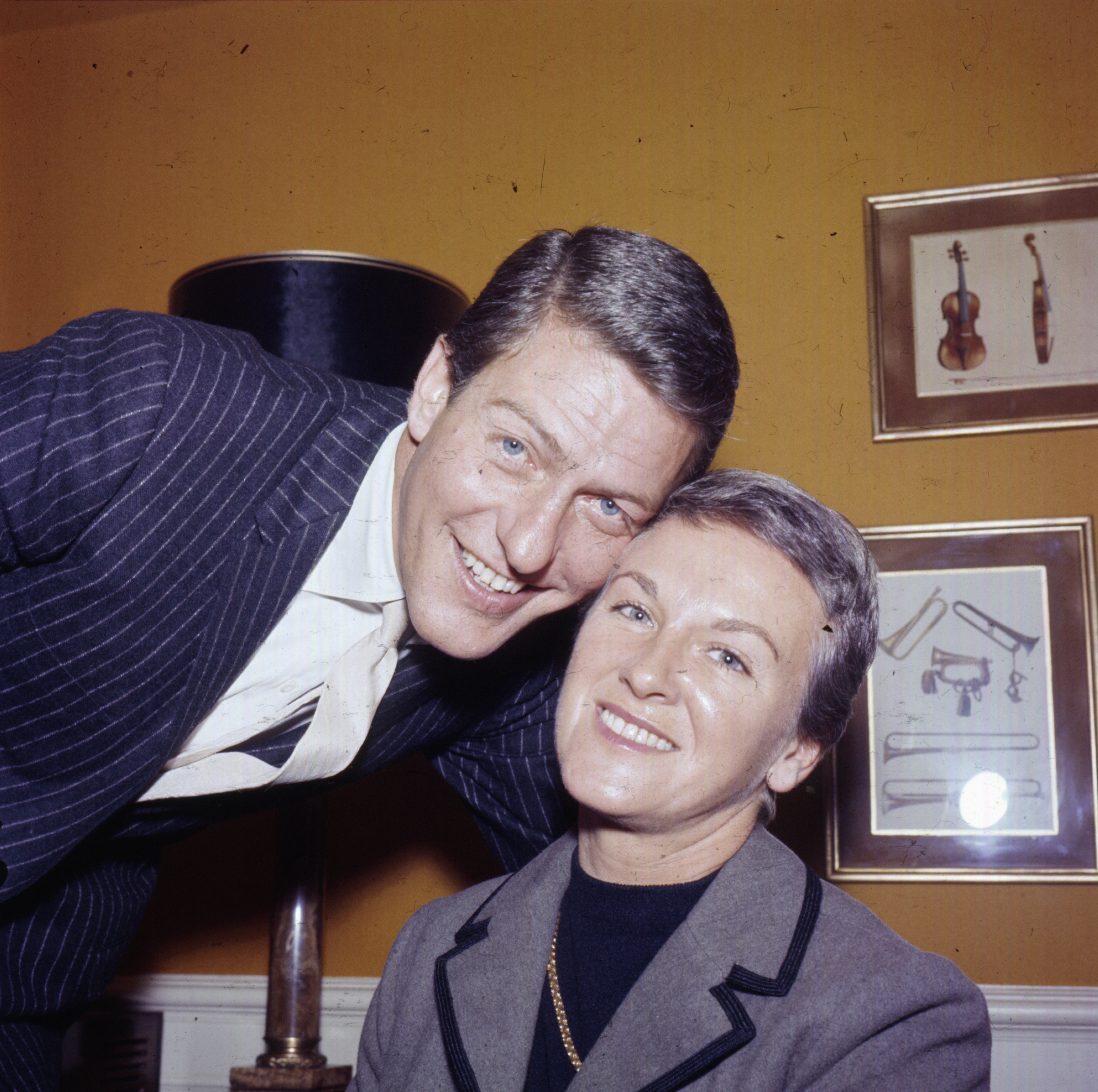 Actor Dick Van Dyke pictured with his wife Margie Willett on January 1, 1964 in London | Source: Getty Images