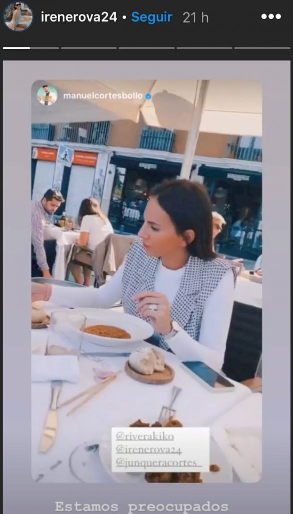 Irene comiendo. |Foto: Captura de pantalla de Instagram/Irenerova24 Irene comiendo. |Foto: Captura de pantalla de Instagram/Irenerova24