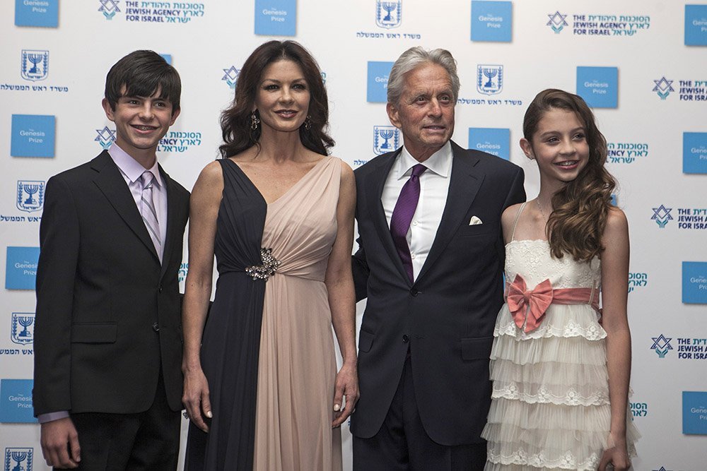 Catherine Zeta-Jones, Michael Douglas and children I Image: Getty Images