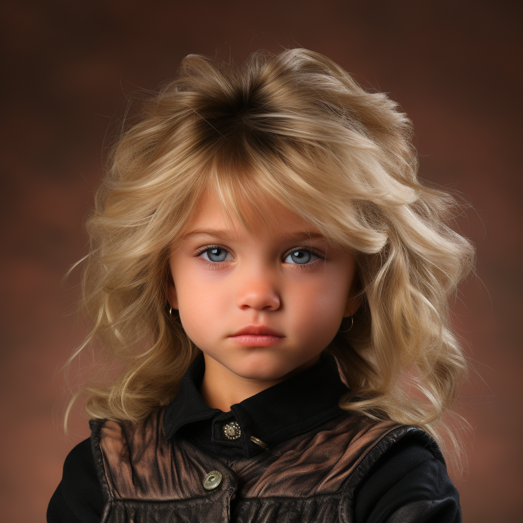 How Goldie Hawn and Kurt Russell's biological daughter would like as a one-year-old | Source: Midjourney