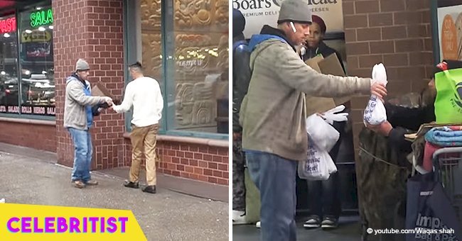 Homeless man returns dropped wallet. What he did after receiving a reward is incredible