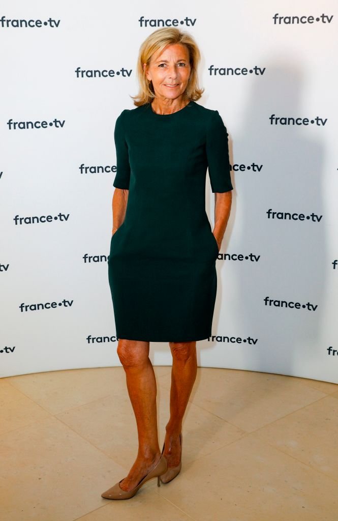 Claire Chazal pose avant une conférence de presse de France Télévision, le 18 juin 2019 à Paris. |Photo : Getty Images