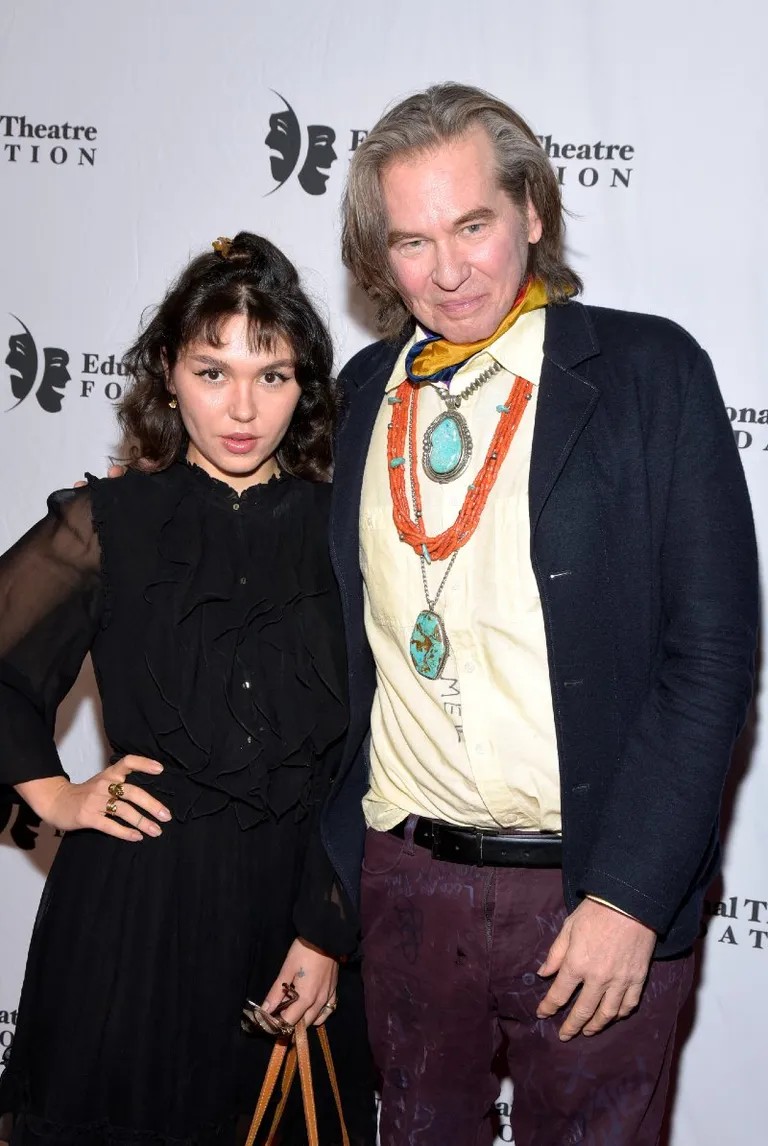 Mercedes Kilmer and Val Kilmer attending the 2019 annual Thespians Go Hollywood Gala in Los Angeles, California in November 2019. | Source: Getty Images.