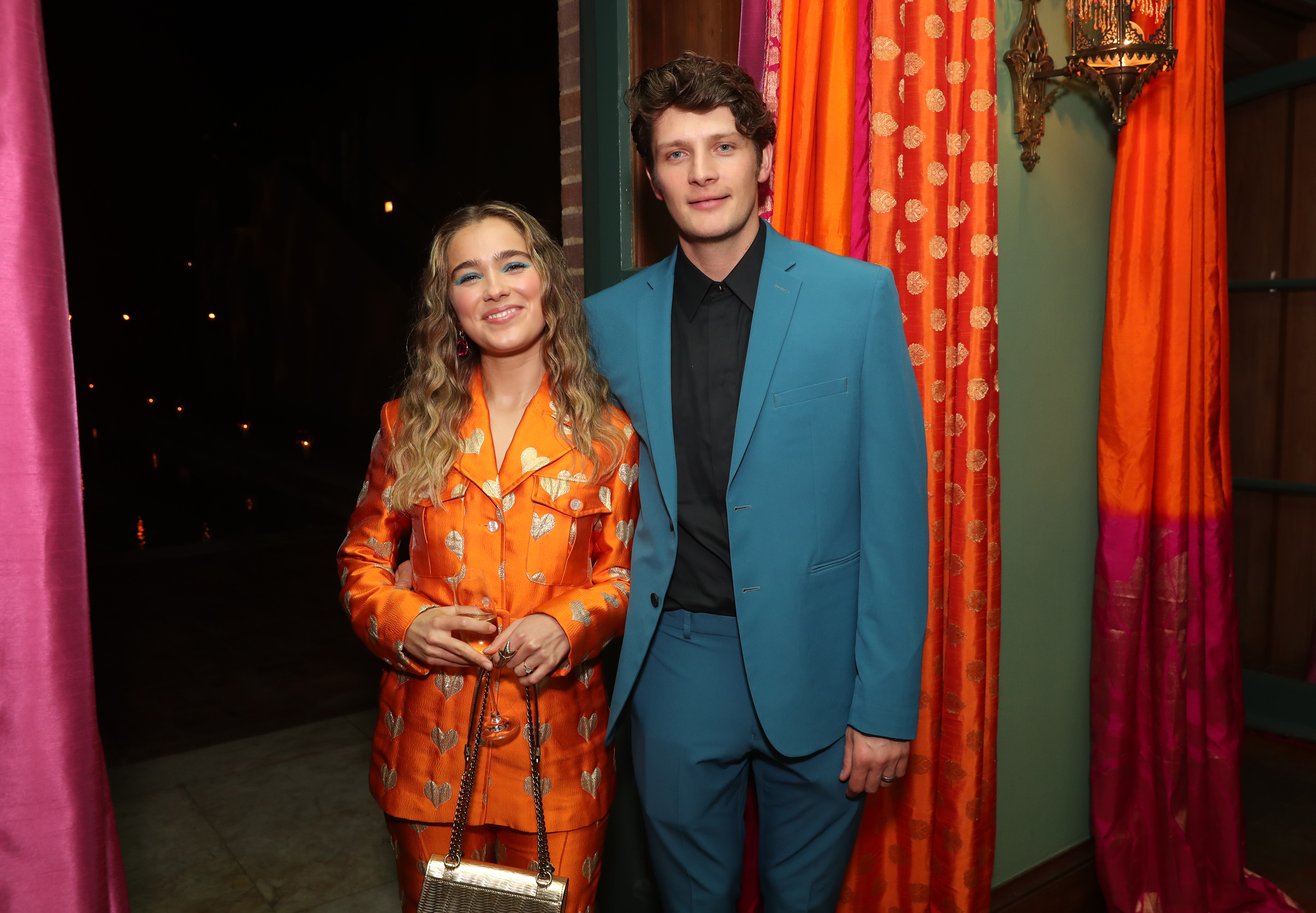 Haley Lu Richardson and Brett Dier at the Christian Louboutin and Laura Brown's supper party in Los Angeles on December 5, 2019 | Source: Getty Images