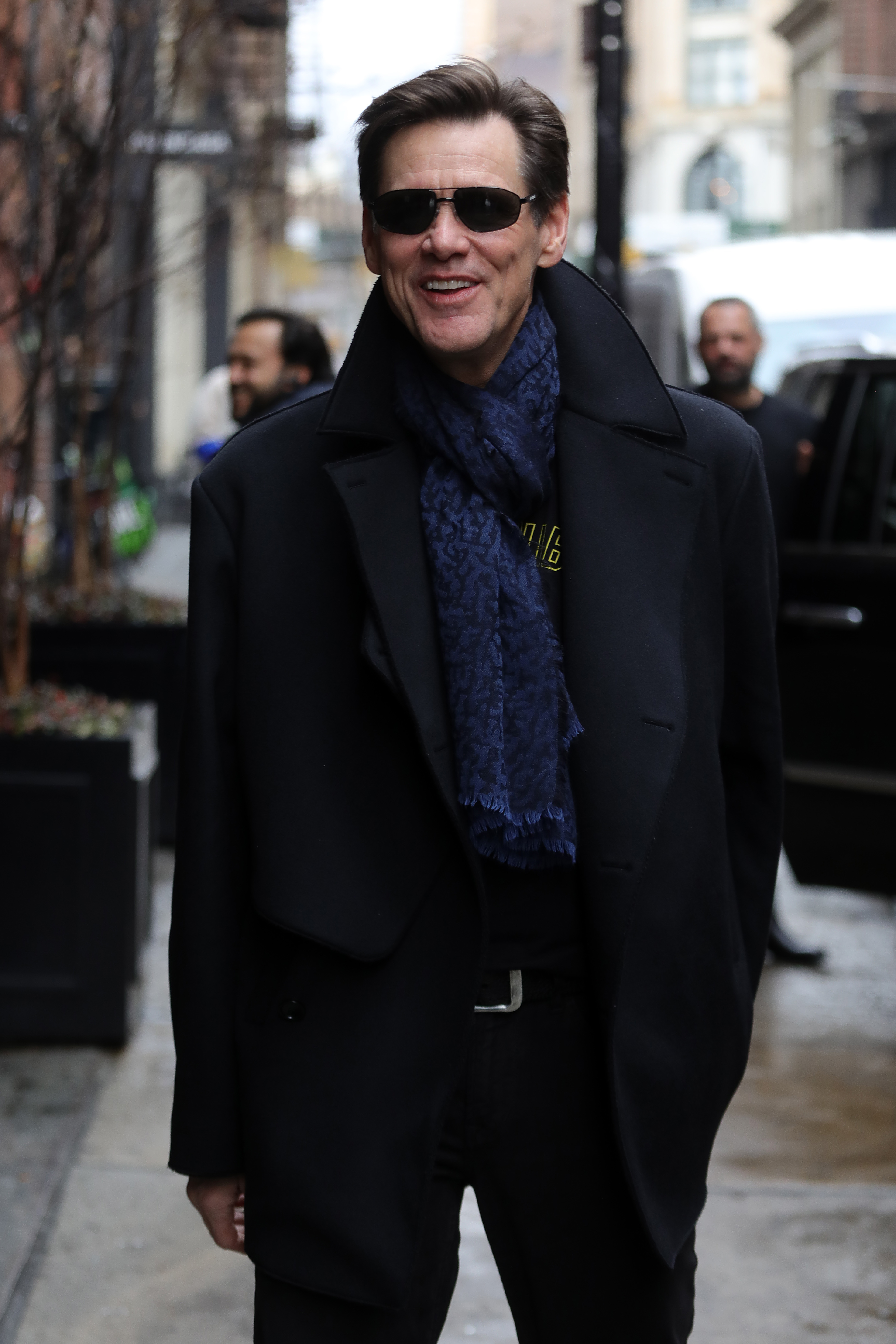 Jim Carrey spotted in New York City on February 7, 2020 | Source: Getty Images