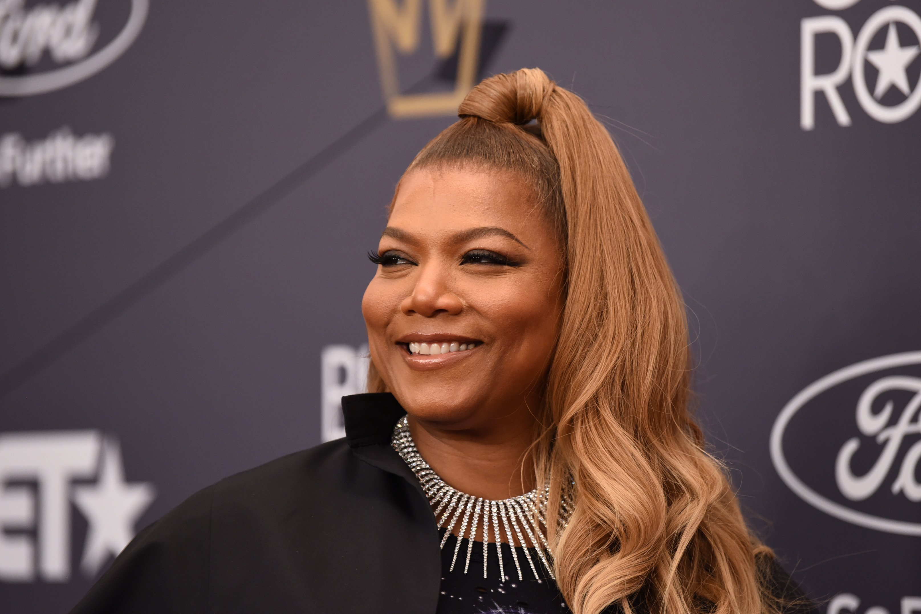 Queen Latifah posing at the red carpet of Black Girls Rock! in August 2018 in New Jersey. | Photo: Getty Images