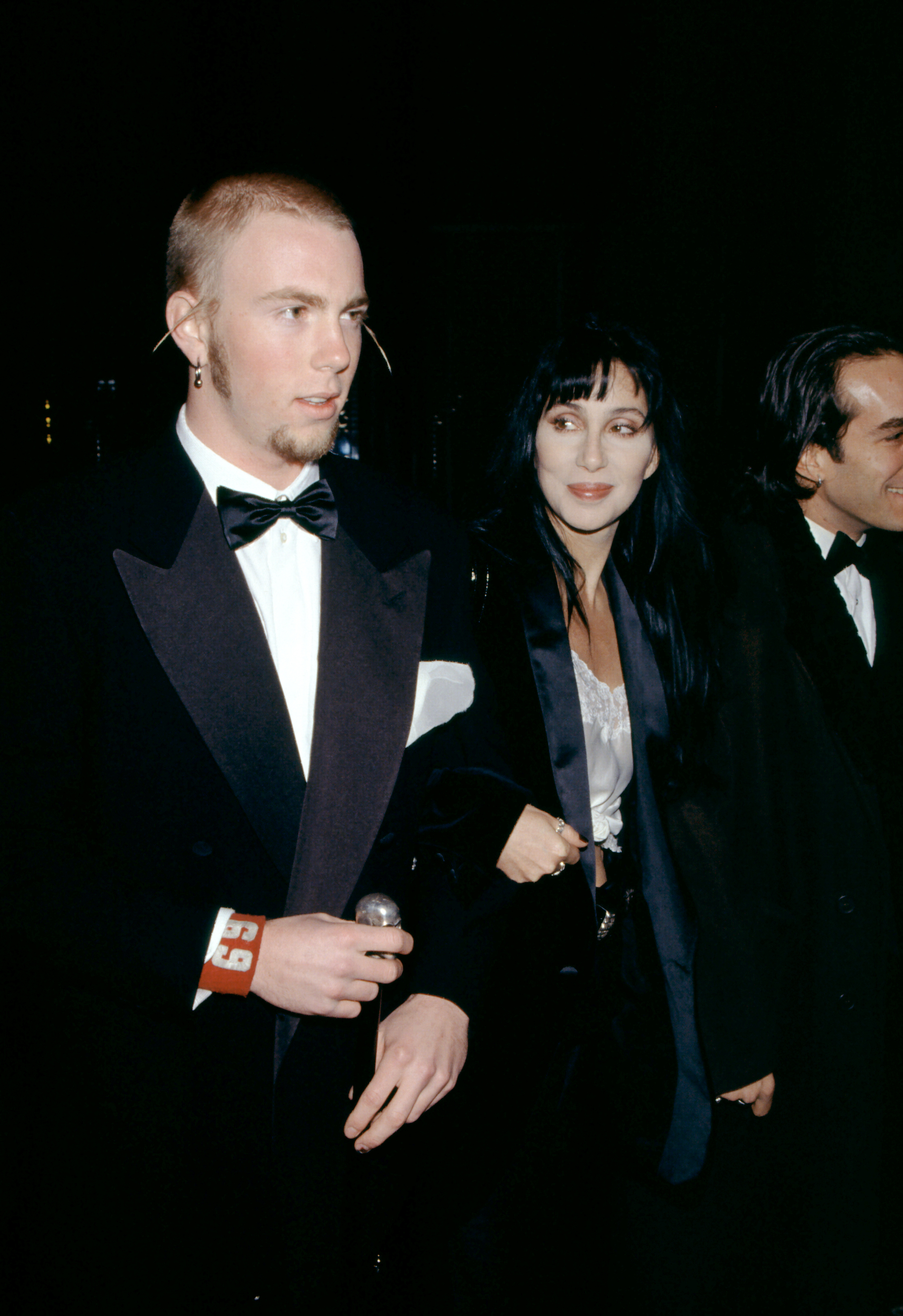 Elijah Blue Allman and Cher are seen at the 5th Annual Fire and Ice Ball in Century City, California, on December 7, 1994 | Source: Getty Images