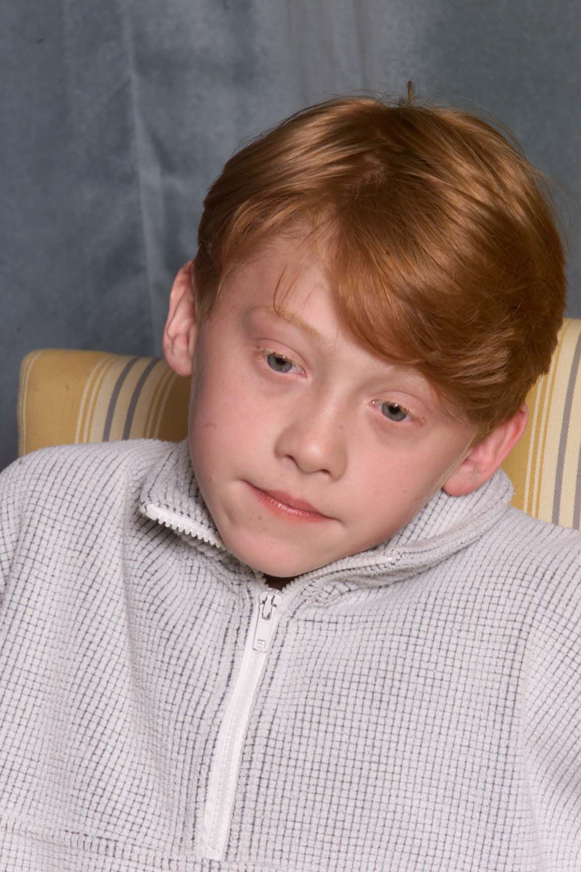 Rupert Grint at a press conference for "Harry Potter and the Philosopher's Stone" in London on August 23, 2000 | Source: Getty Images