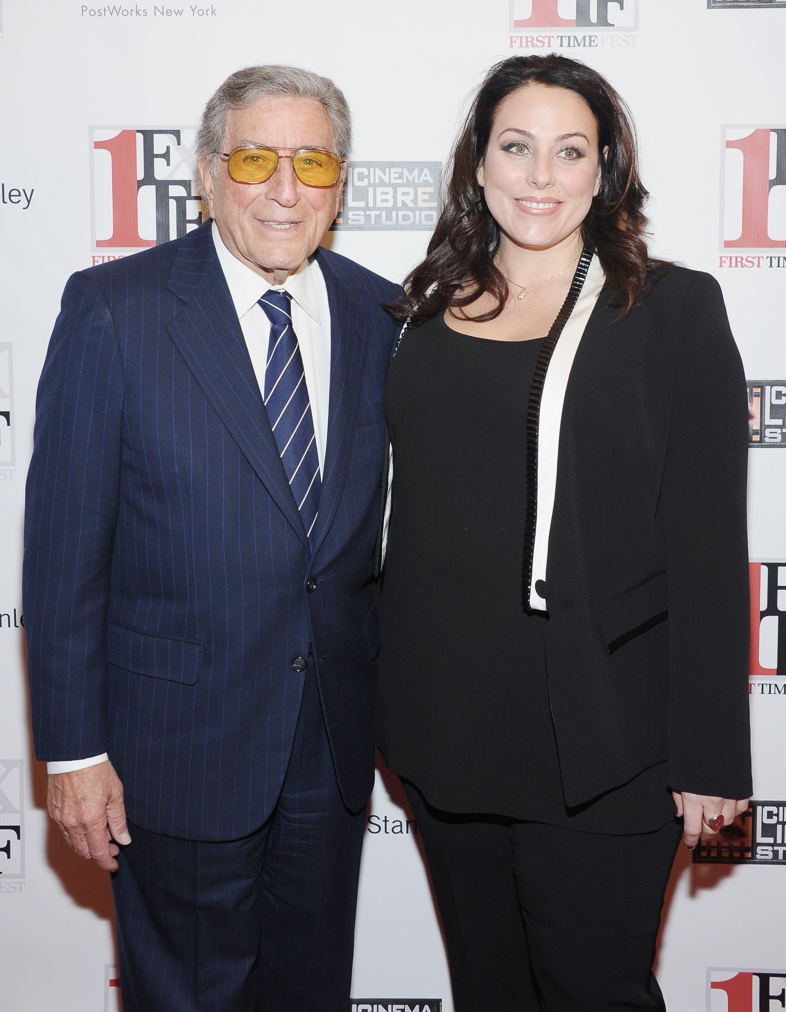 Tony Bennett and daughter Johanna Bennett attend the closing night awards during the 2013 First Time Fest at The Players Club on March 4, 2013, in New York City. | Source: Getty Images