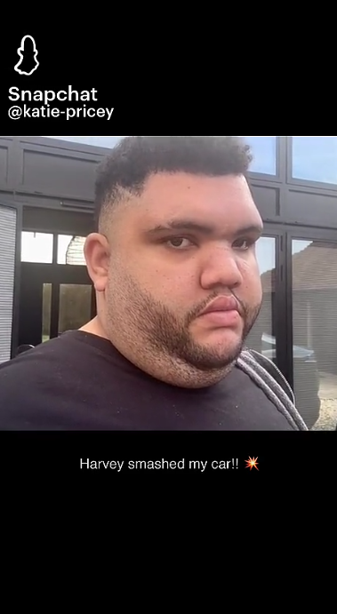 A screengrab of Katie Price's video, posted on 11 March 2026. | Source: Snapchat/Katie Price