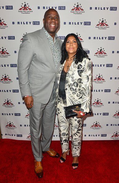  Magic Johnson and Cookie Johnson at The Beverly Hilton Hotel on May 22, 2019 | Photo: Getty Images