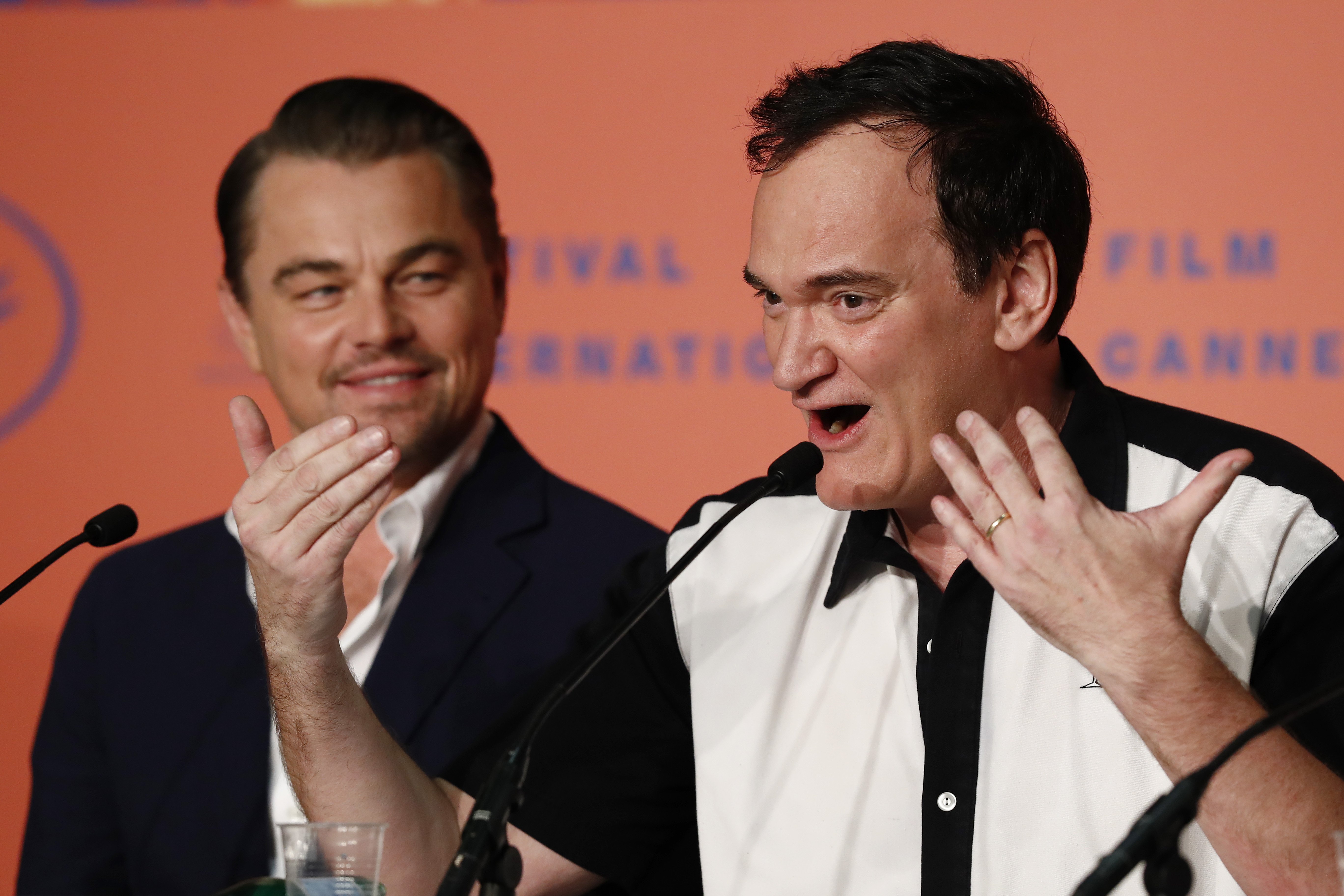 Leonardo DiCaprio and Director Quentin Tarantino attend the "Once Upon A Time In Hollywood" Press Conference during the 72nd annual Cannes Film Festival on May 22, 2019 | Photo: GettyImages