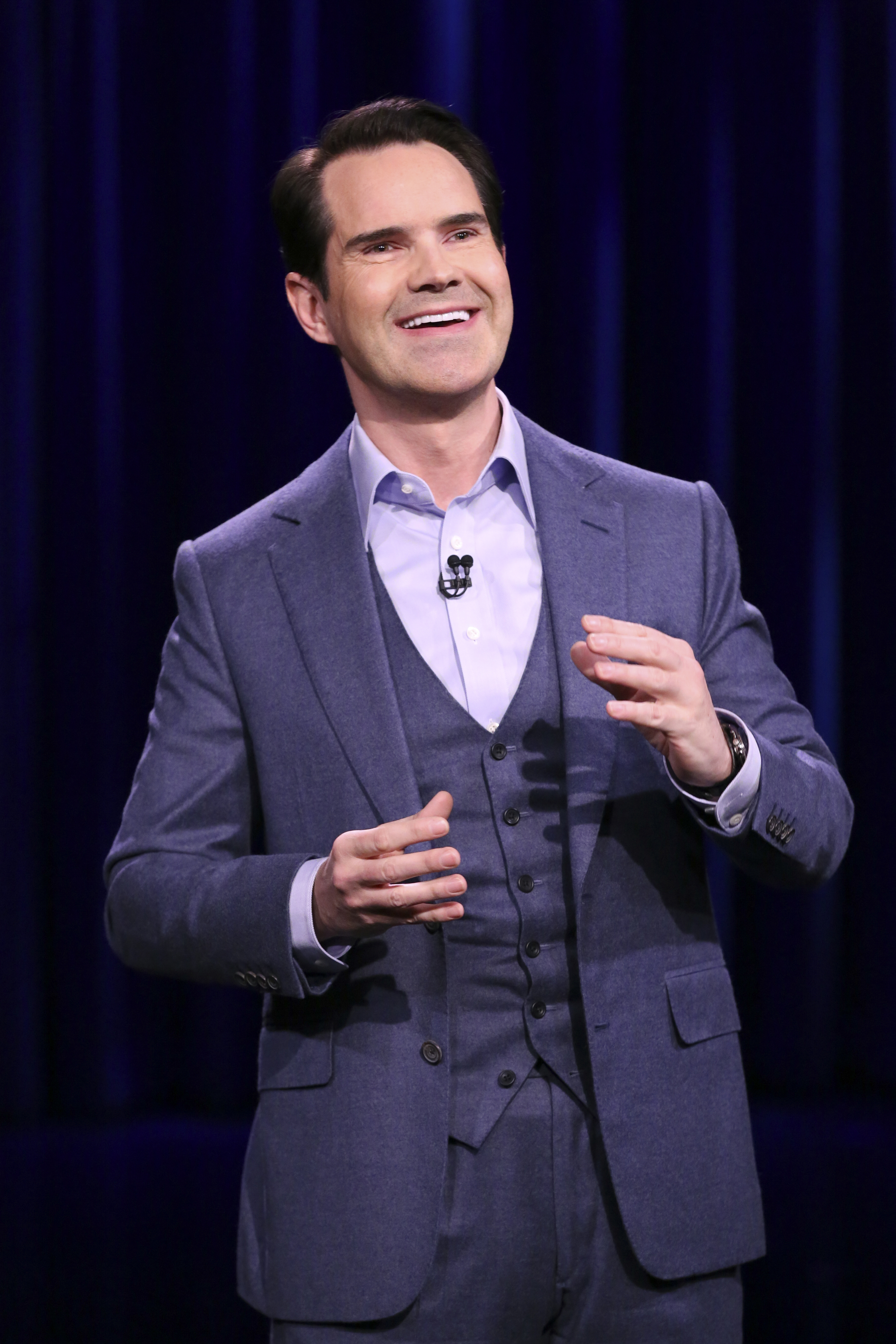 Jimmy Carr performs on "The Tonight Show Starring Jimmy Fallon" on 14 March 2019. | Source: Getty Images