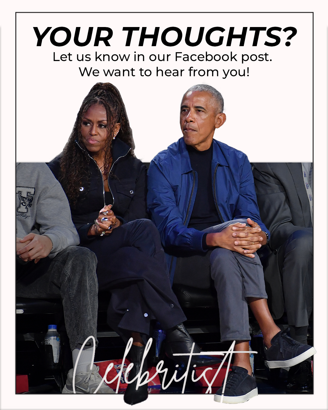 Scroll through the photos and examine them closely. And, ask yourself: What really made this outing go viral? Then, head back to our Facebook post to let us know your thoughts! | Barack and Michelle Obama | Source: Getty Images