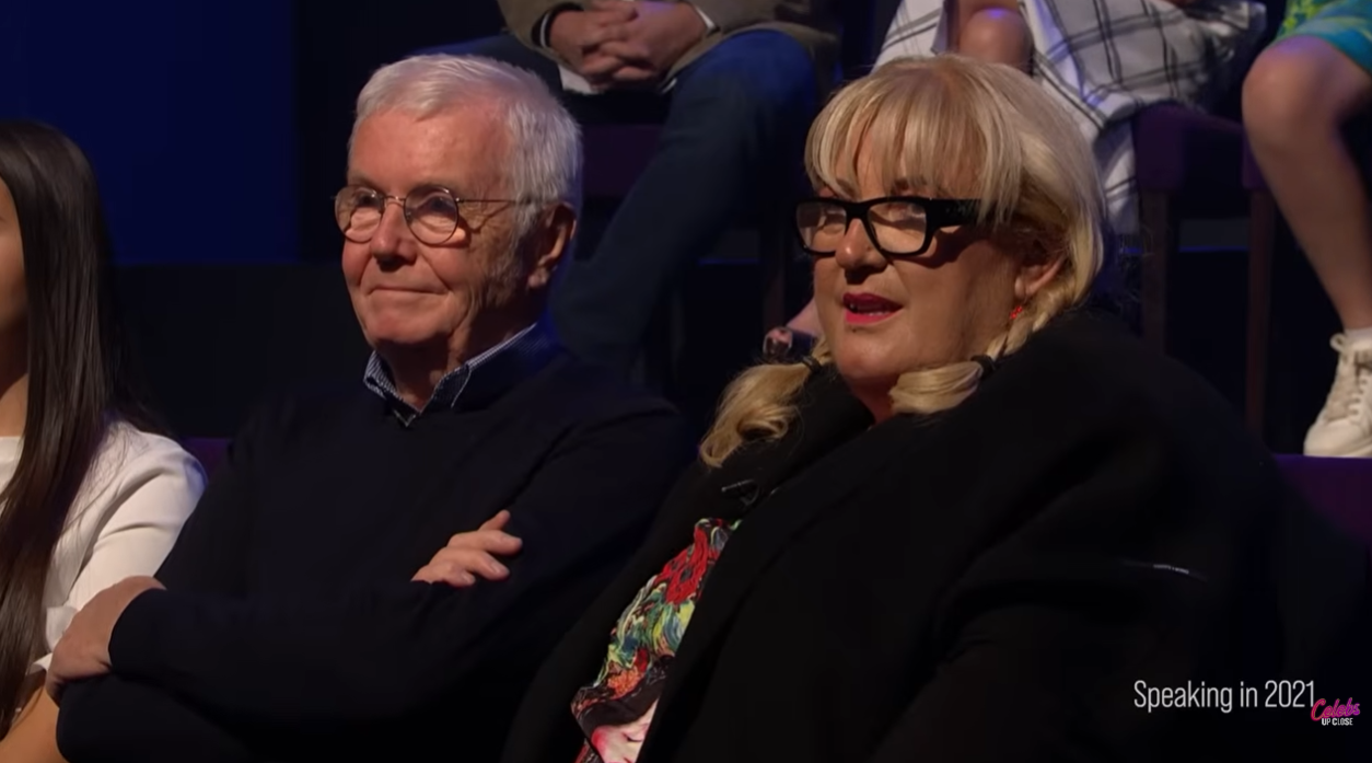 Gemma Collins' parents during her 2021 appearance on Piers Morgan's "Life Stories". | Source: YouTube/Celebs Up Close