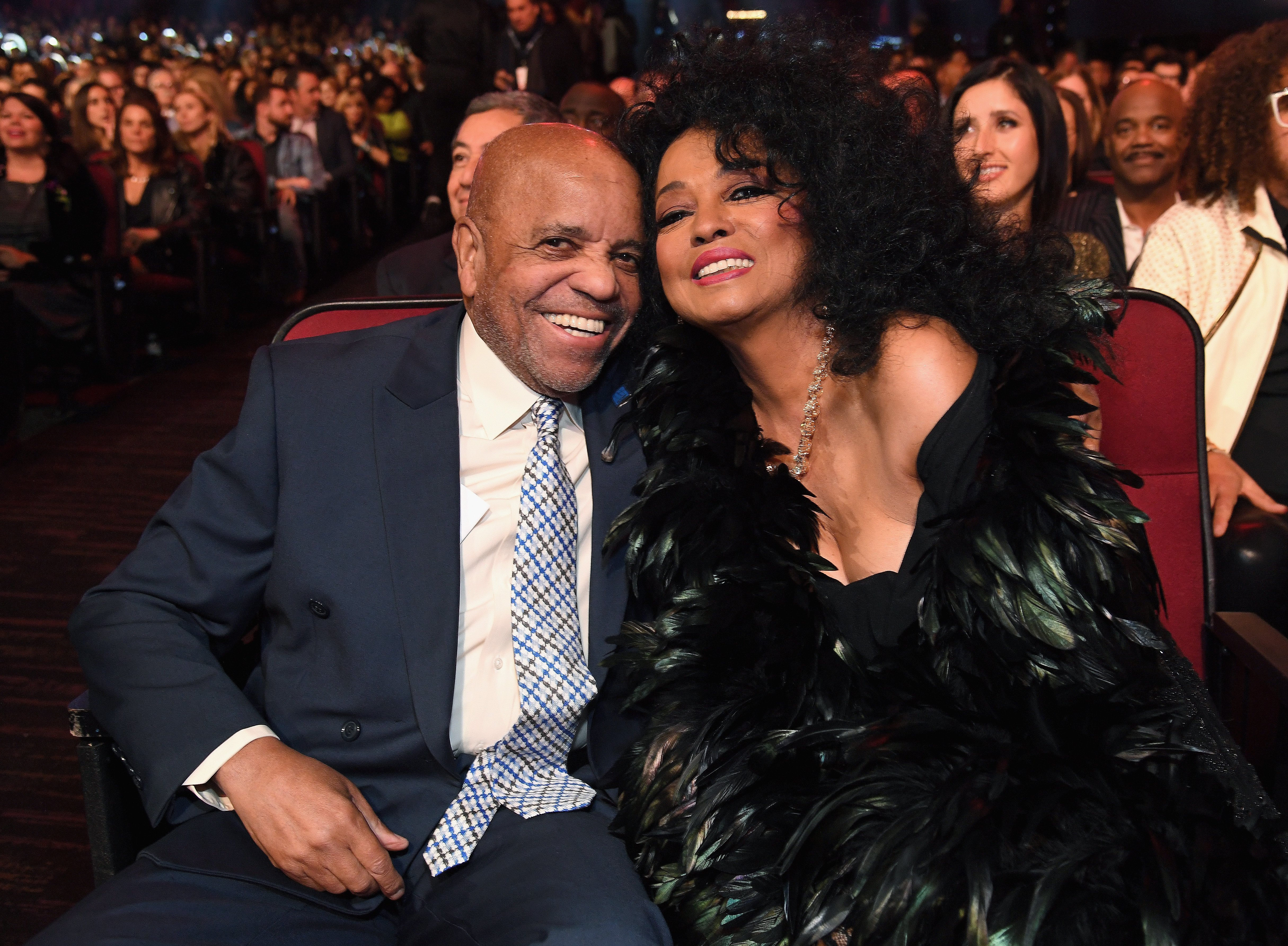 Berry Gordy and Diana Ross attend Motown 60: A Grammy Celebration at Microsoft Theater on February 12, 2019 in Los Angeles, California | Photo: Getty Images