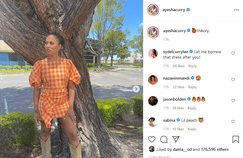 Ayesha Curry, the wife of America basketballer, Stephen "Steph" Curry, looking gorgeous in a post on Instagram | Photo: Instagram/ayeshacurry