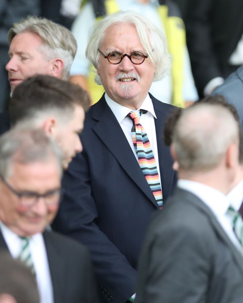 Billy Connelly is seen during the Betfred League Cup match between Celtic and Dunfermline Athletic | Getty Images