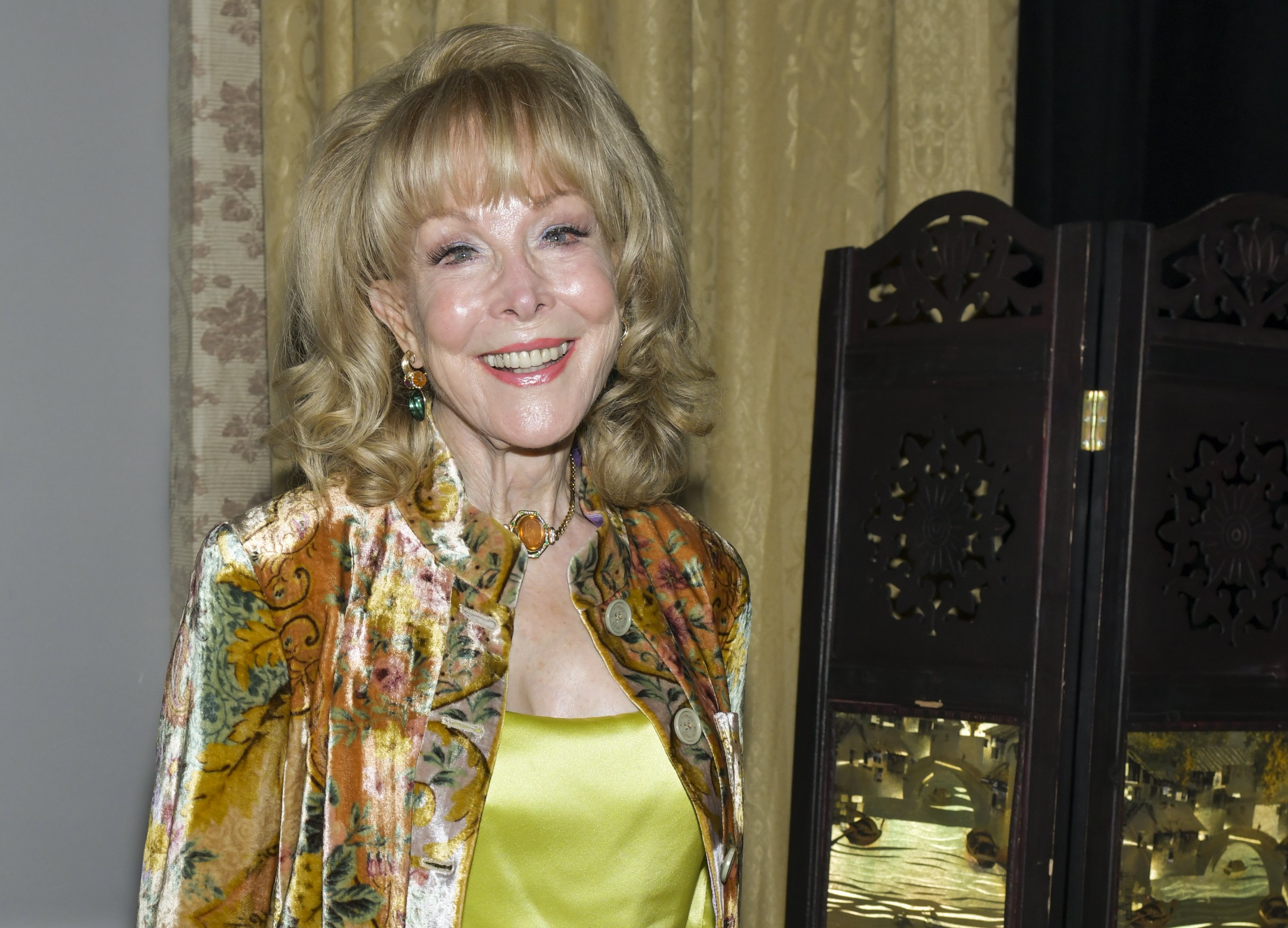 Barbara Eden at the LA Premiere of Renee Taylor's "My Life On A Diet" Night 1 on April 05, 2019, in Beverly Hills, California. | Source: Getty Images