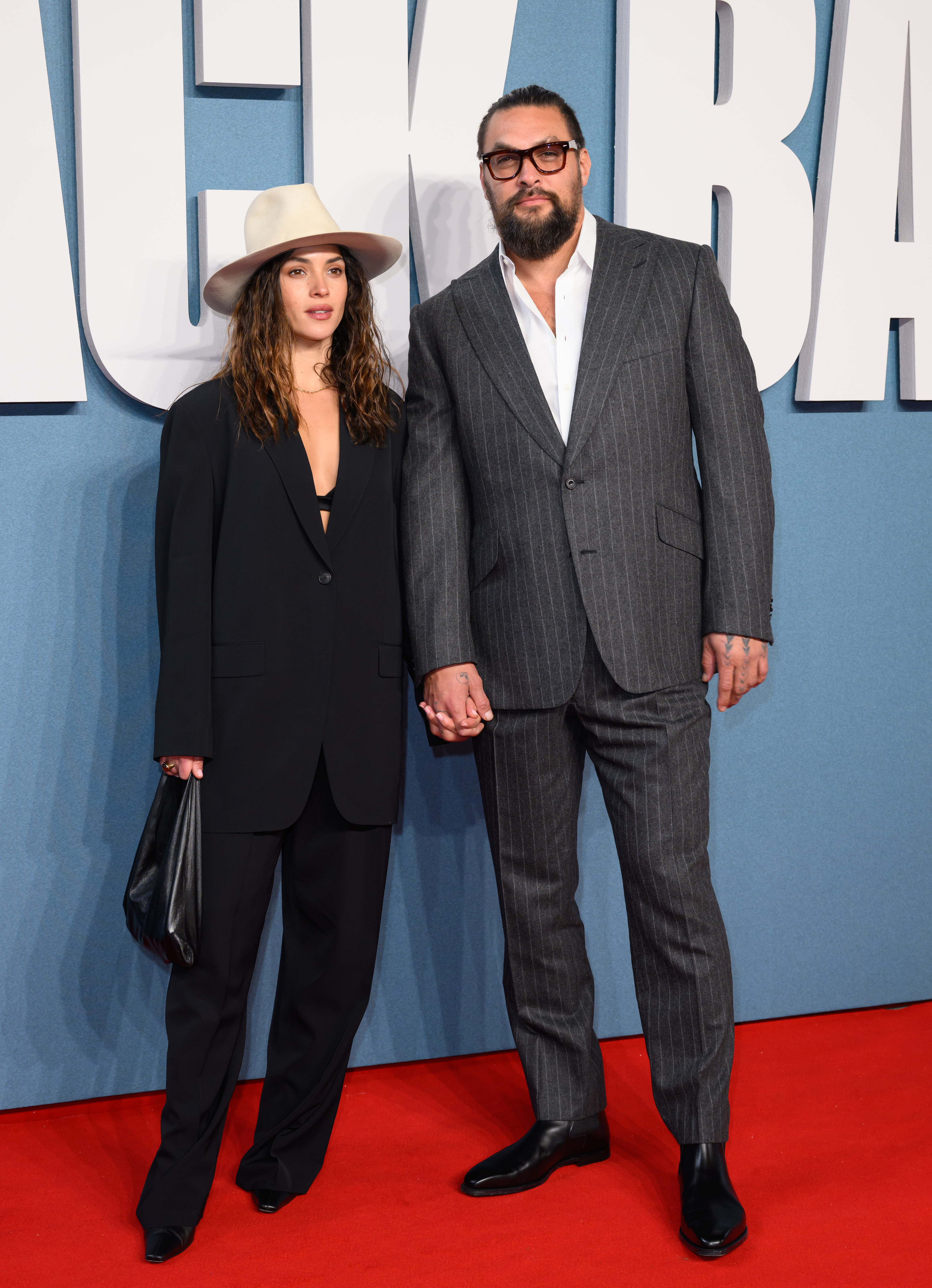 Adria Arjona and Jason Momoa at the "Black Bag" Special Screening. | Source: Getty Images