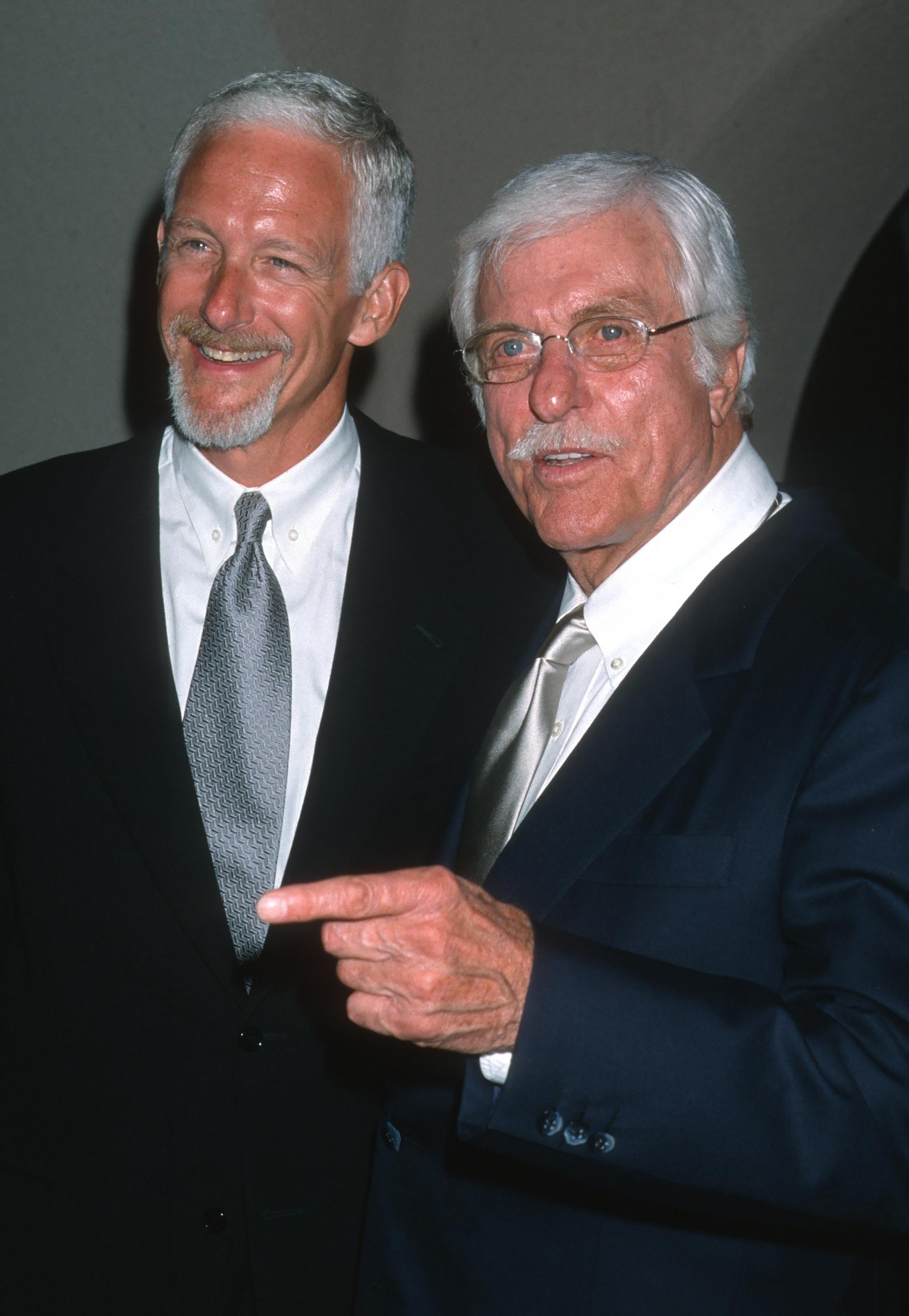 Dick Van Dyke and his son Chris Van Dyke attend Summer Television Critic Association Awards Luncheon at the Ritz Carlton Hotel on July 15, 2000, in Pasadena, California. | Source: Getty Images