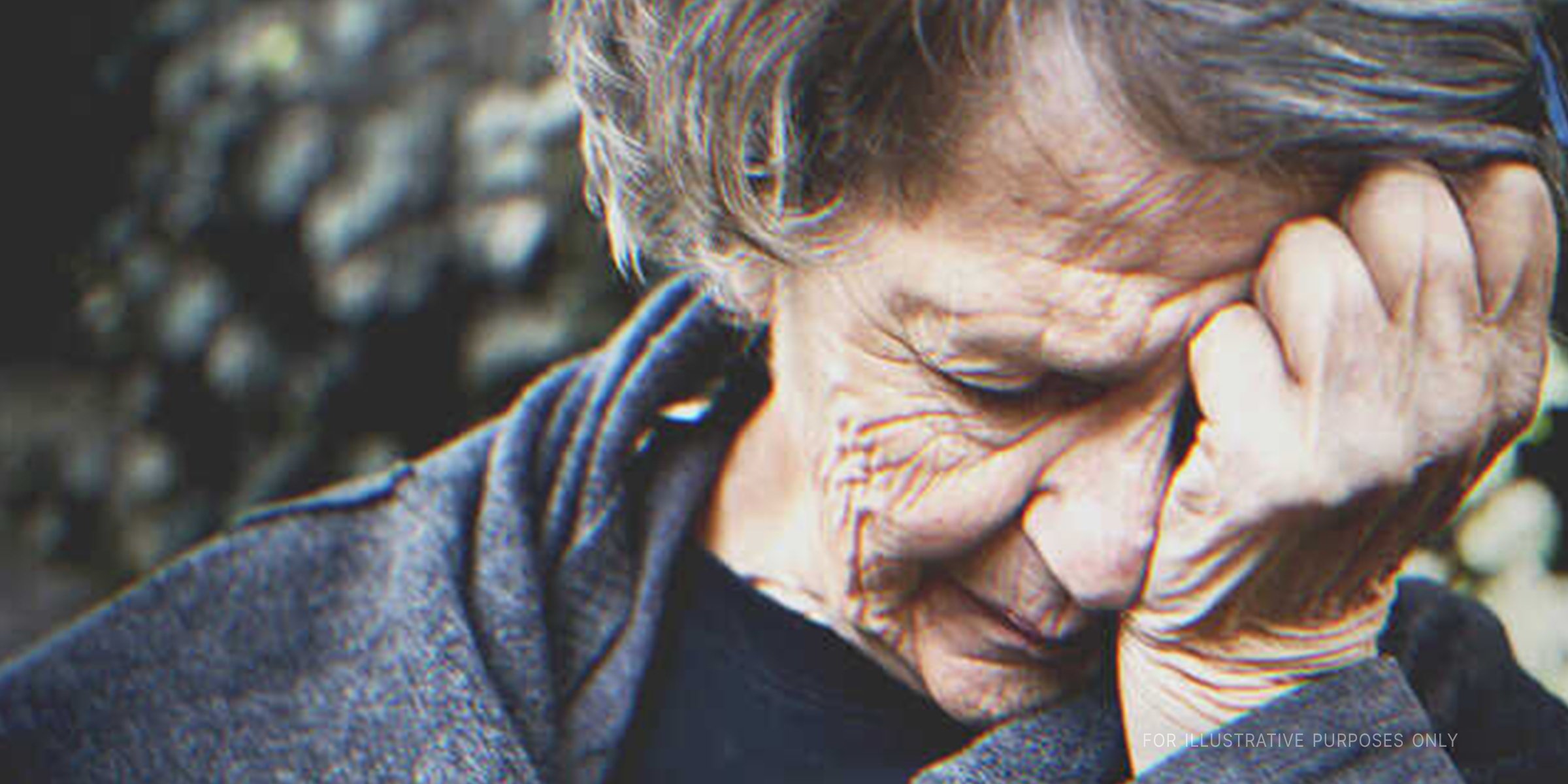 Older woman crying. | Getty Images