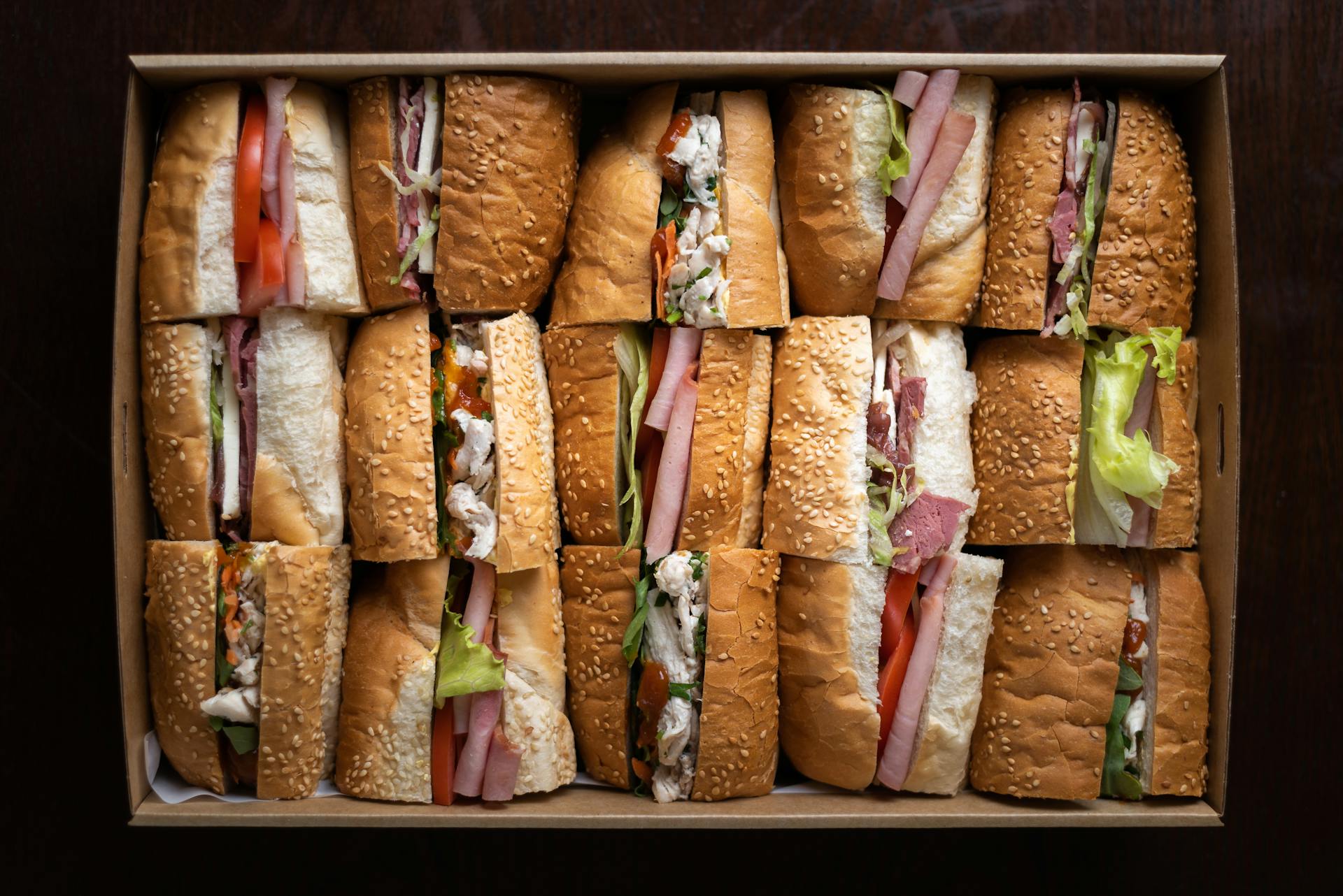 Sandwiches in a box | Source: Pexels
