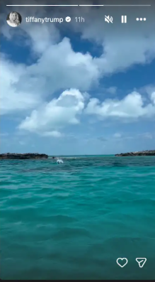 A glimpse of the island | Source: Instagram/tiffanytrump
