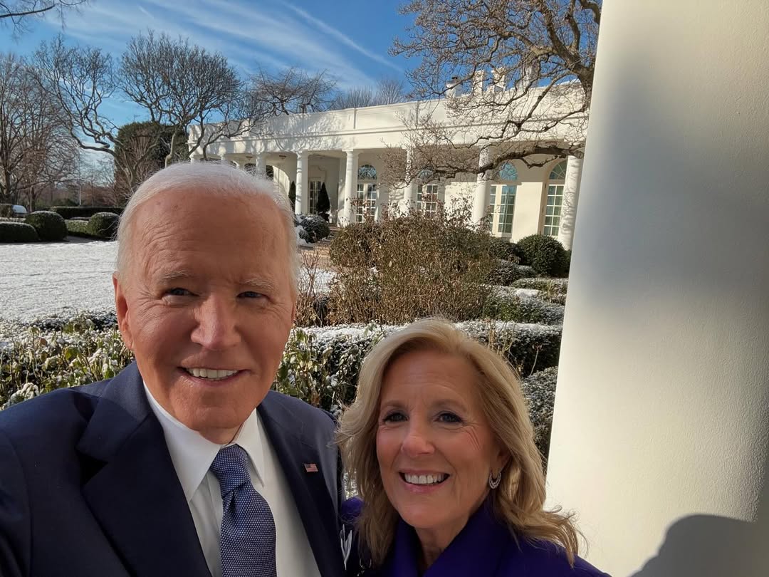 Joe and Jill Biden from a post dated January 20, 2025. | Source: Instagram/drbiden