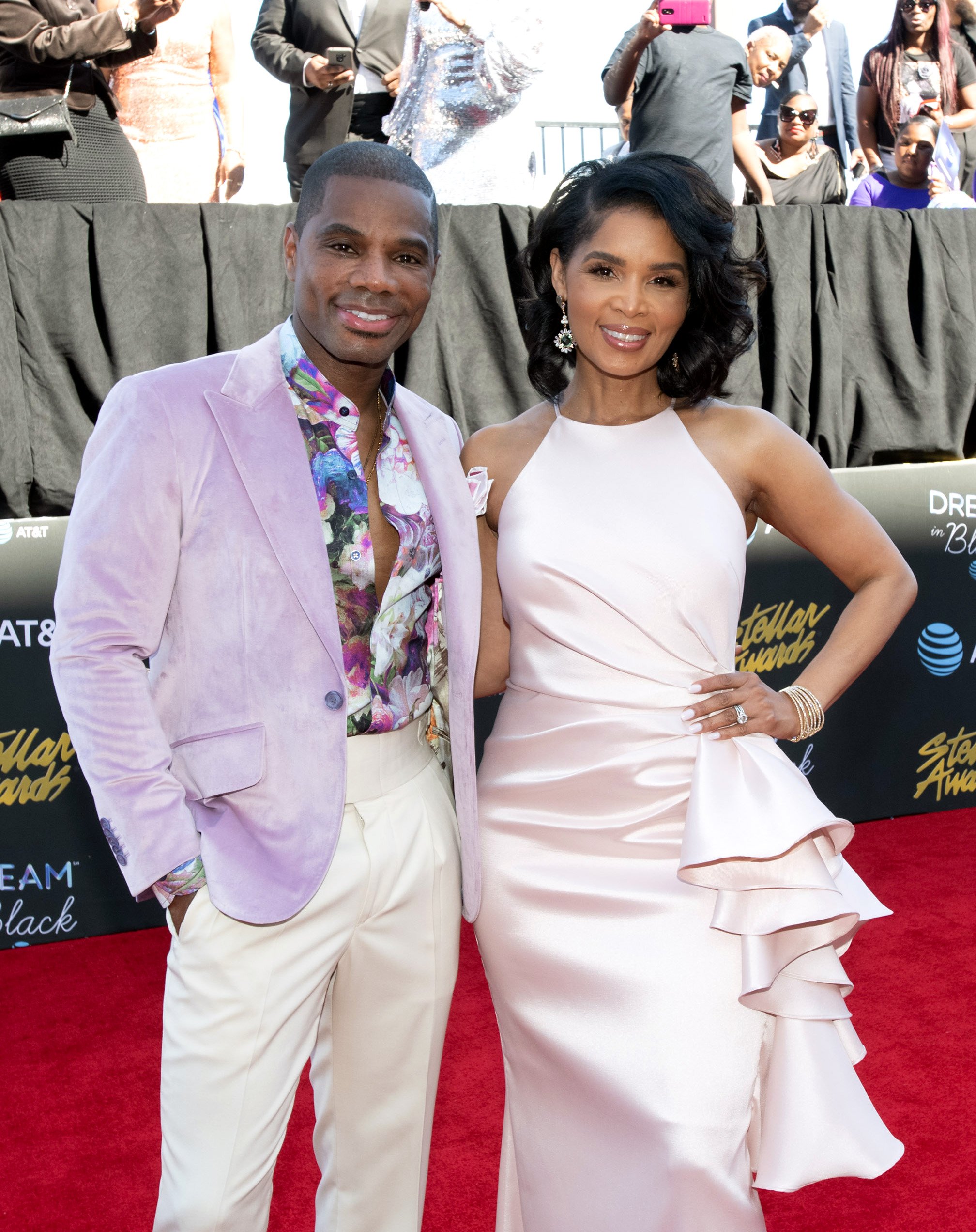 Kirk and his wife Tammy Franklin appearing at the 34th annual Stellar Gospel Music Awards on March 29, 2019 in Las Vegas, Nevada. | Photo: Getty Images 