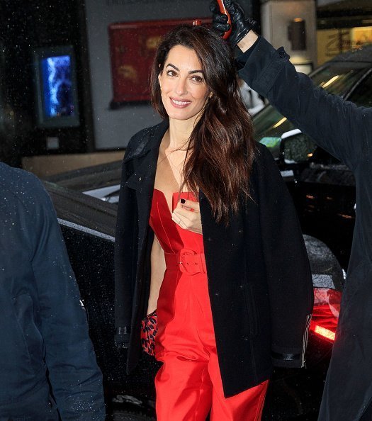 Amal Clooney is seen on February 20, 2019 in New York City | Photo: Getty Images