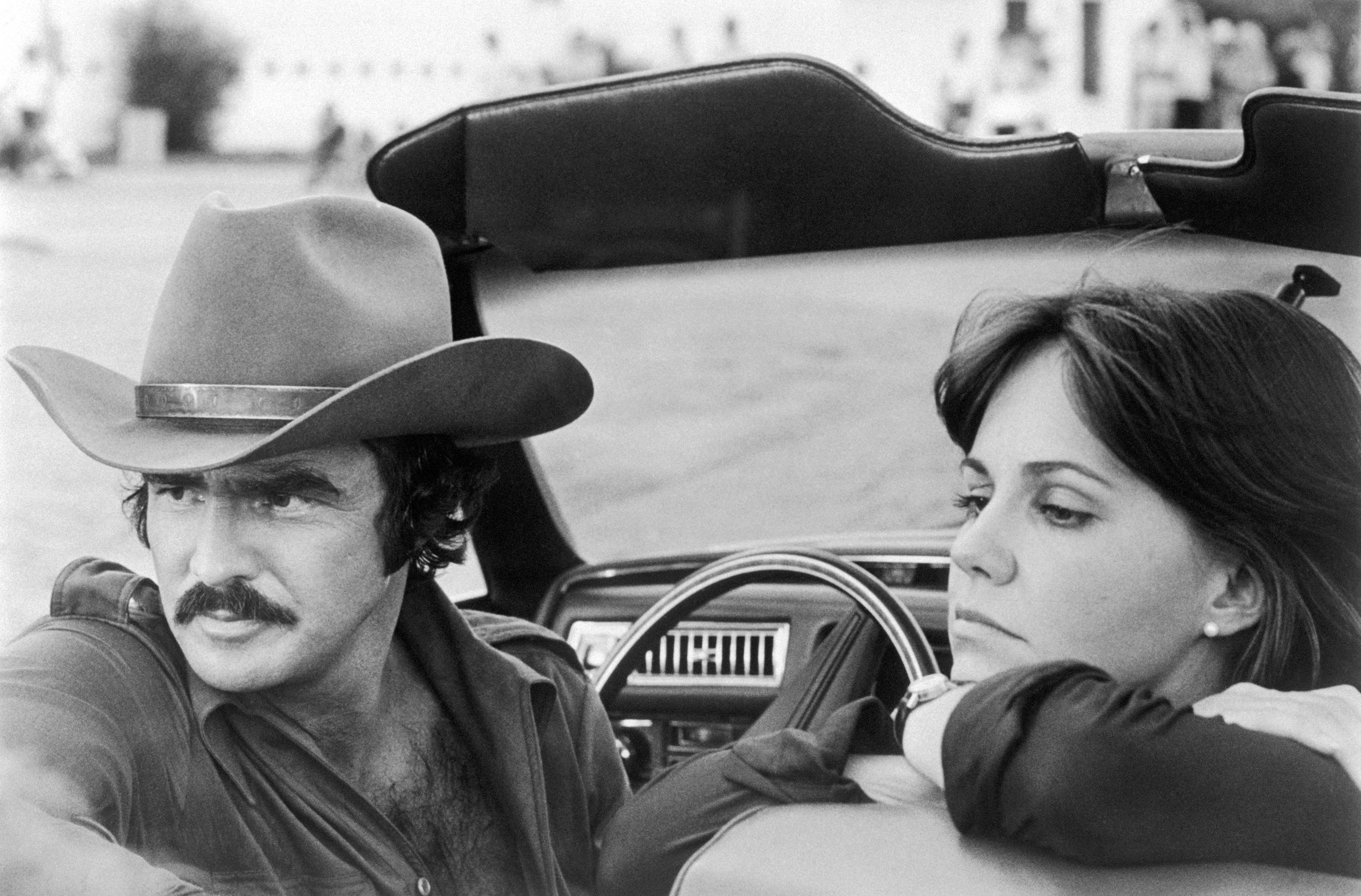 Burt Reynolds and Sally Field in a scene from "Smokey and the Bandit" | Source: Getty Images