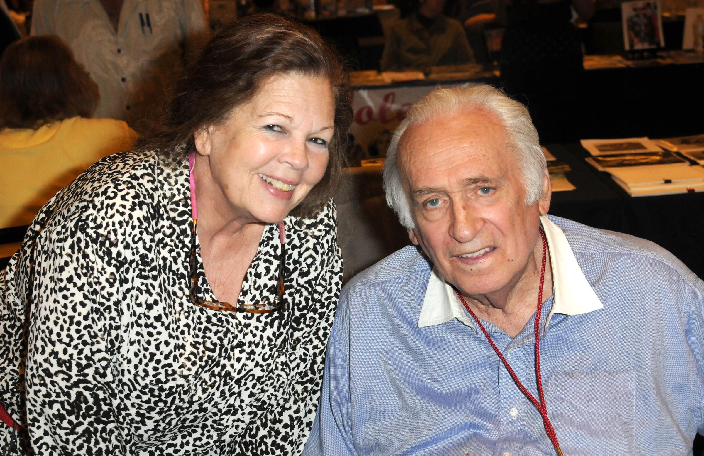 Actor Carmine Caridi is seen with an unnamed woman at The Hollywood Show held at Westin LAX Hotel on October 18, 2014, in Los Angeles, California | Source: Getty Images