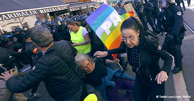 Geneviève, la manifestante blessée à Nice, "n'a pas été touchée par les forces de sécurité"