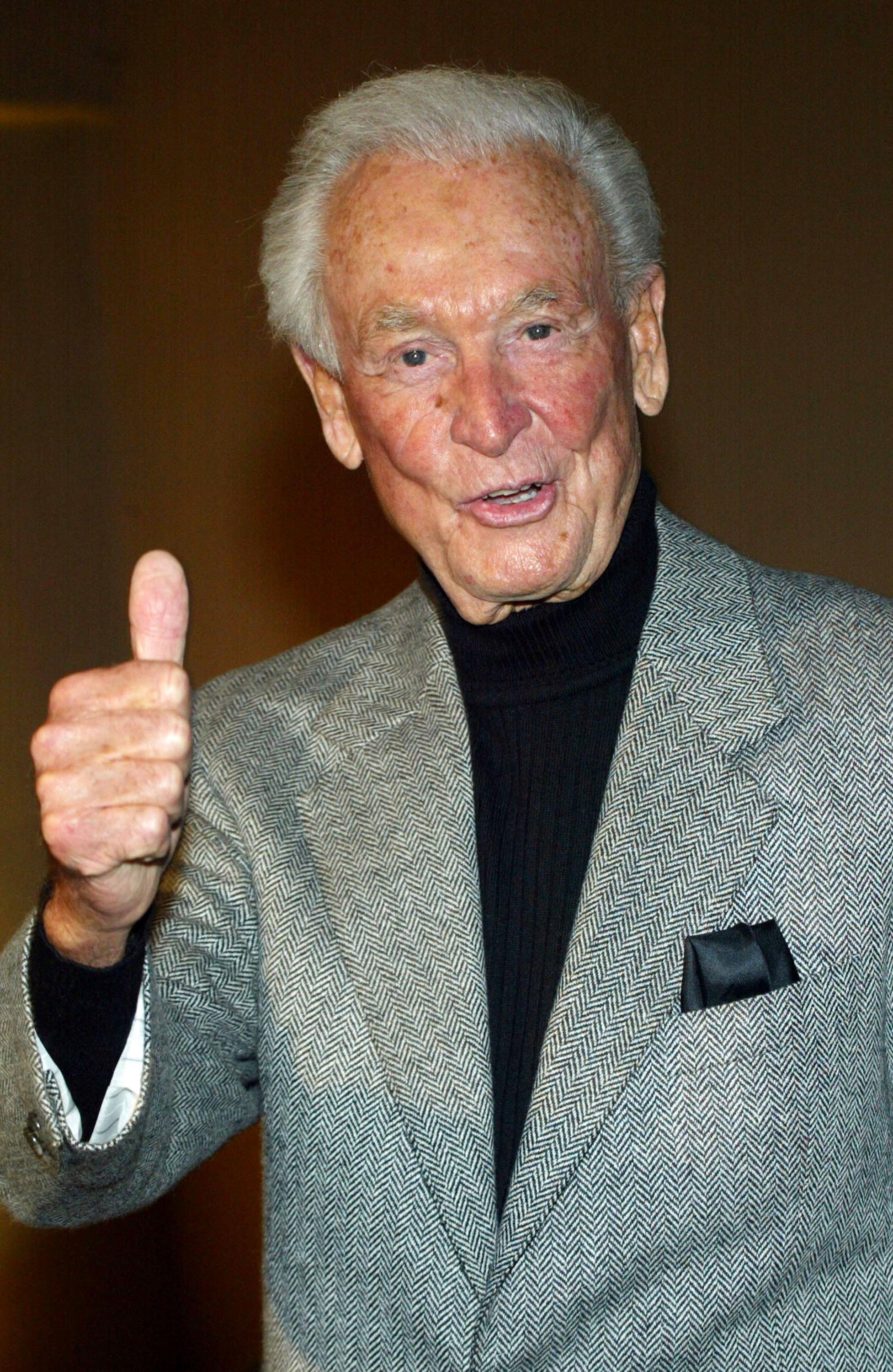 Television game show host Bob Barker attends the CBS/UPN's Super Bowl XXXVIII Party during the 2004 Winter Press Tour at the Avalon Hollywood on January 17, 2004 in Hollywood, California. | Source: Getty Images