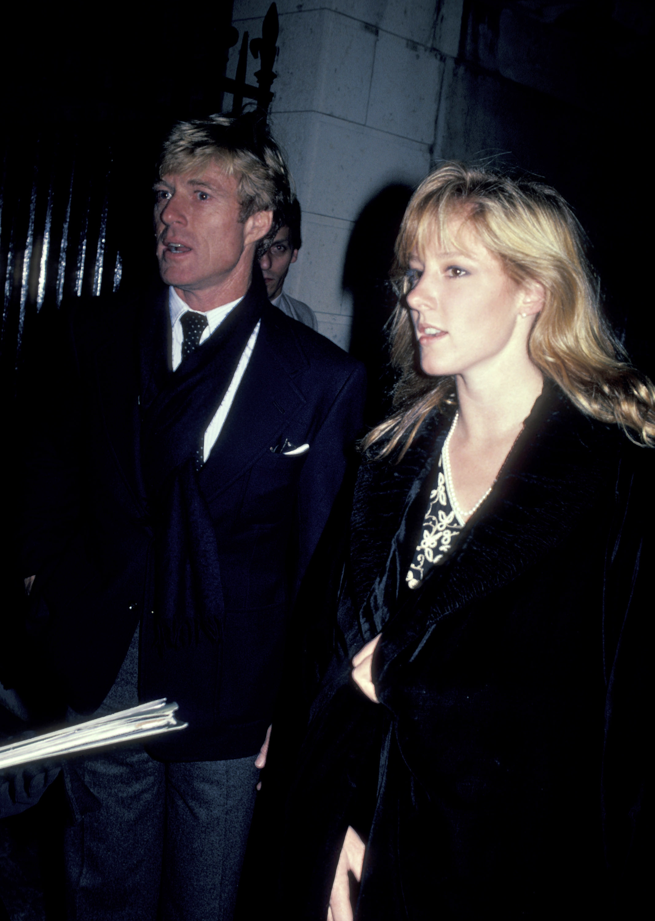 Robert Redford and Shauna Redford attend the opening of the "Highlight Exhibit at the International Center of Photography on November 17, 1983, in New York City. | Source: Getty Images