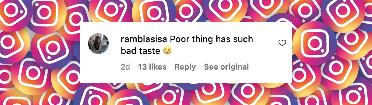 A fan comment dated August 22, 2025 | Source: Instagram/pagesix